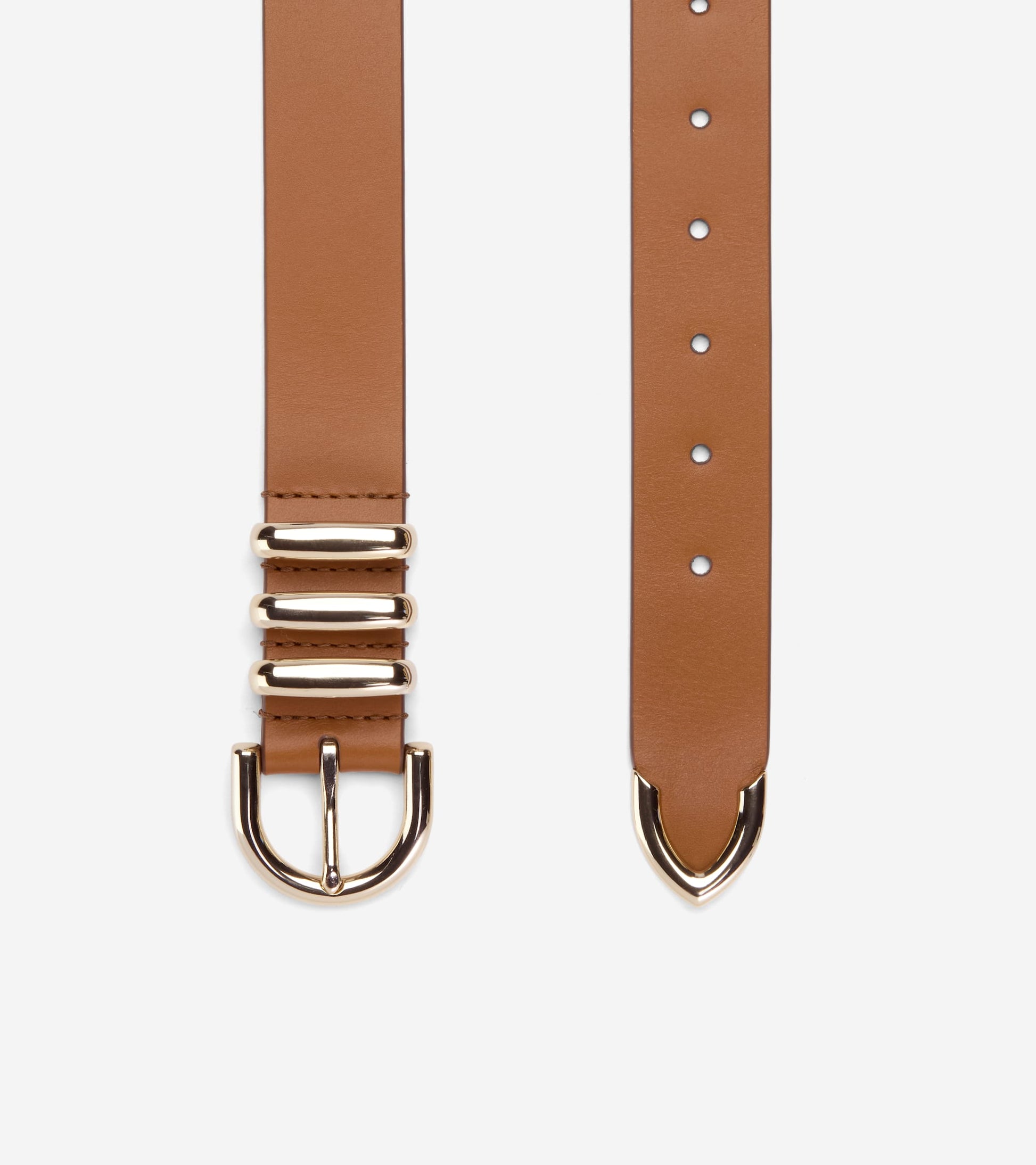 JOOP! cintura Double Quilted Coll. Belt 3,5 CM W100 D`Brown