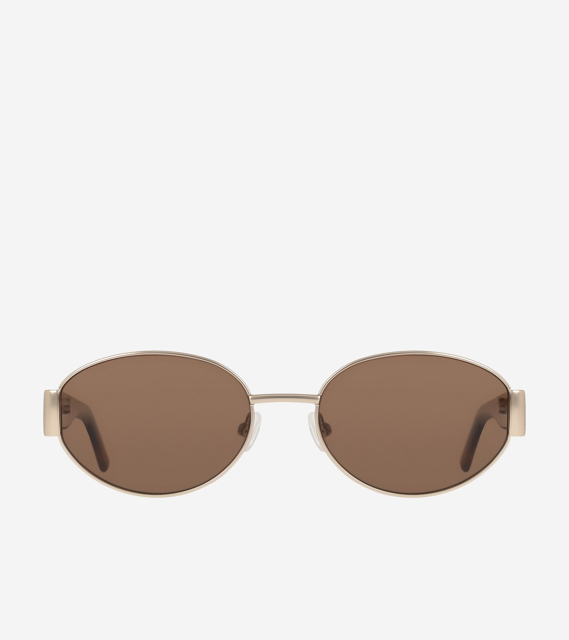 Women's Women's Luxe Oval Sunglasses-Gold Tortoise