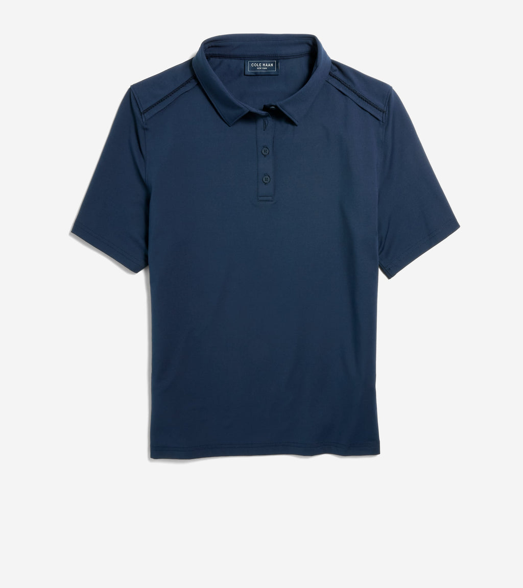 Women's Topspin Polo Shirt-Navy Blazer