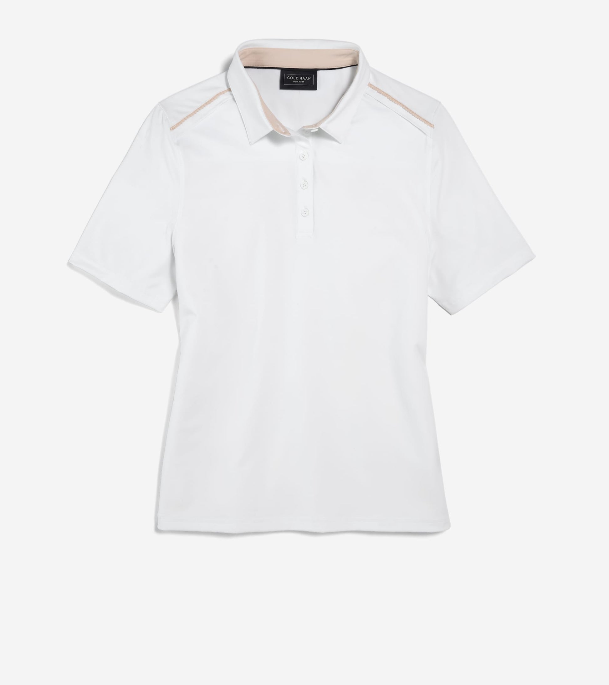 Women's Topspin Polo Shirt-Optic White