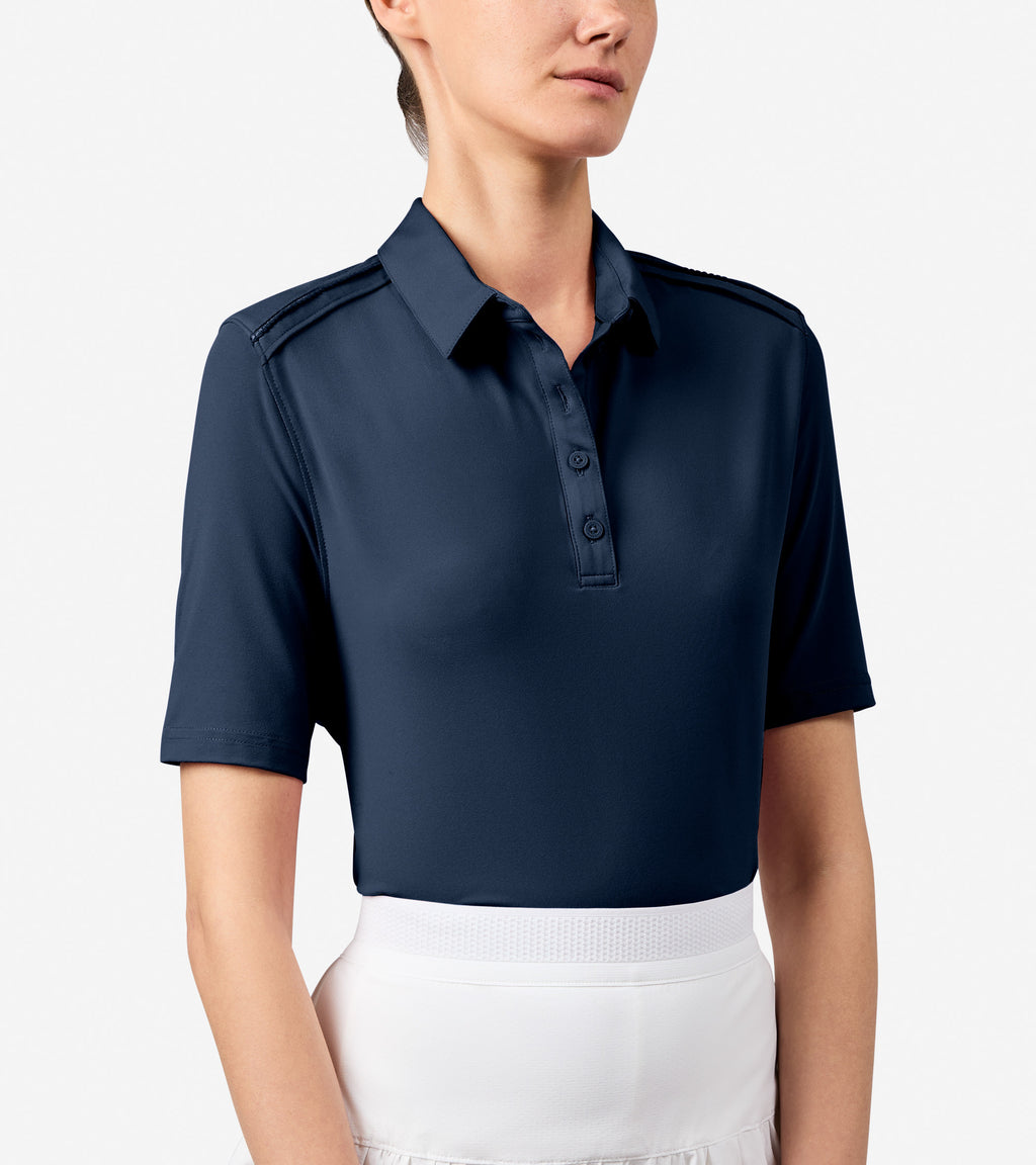 Women's Topspin Polo Shirt-Navy Blazer
