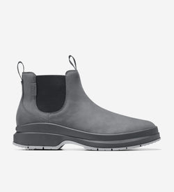 Men's Windham Grand Chelsea Waterproof Boots-Gray Pinstripe-Black-Paloma