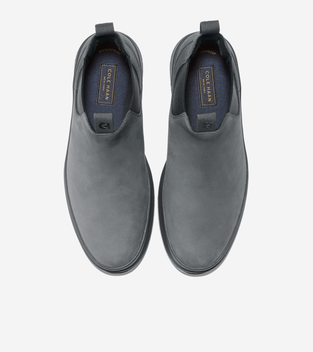 Men's Windham Grand Chelsea Waterproof Boots-Gray Pinstripe-Black-Paloma
