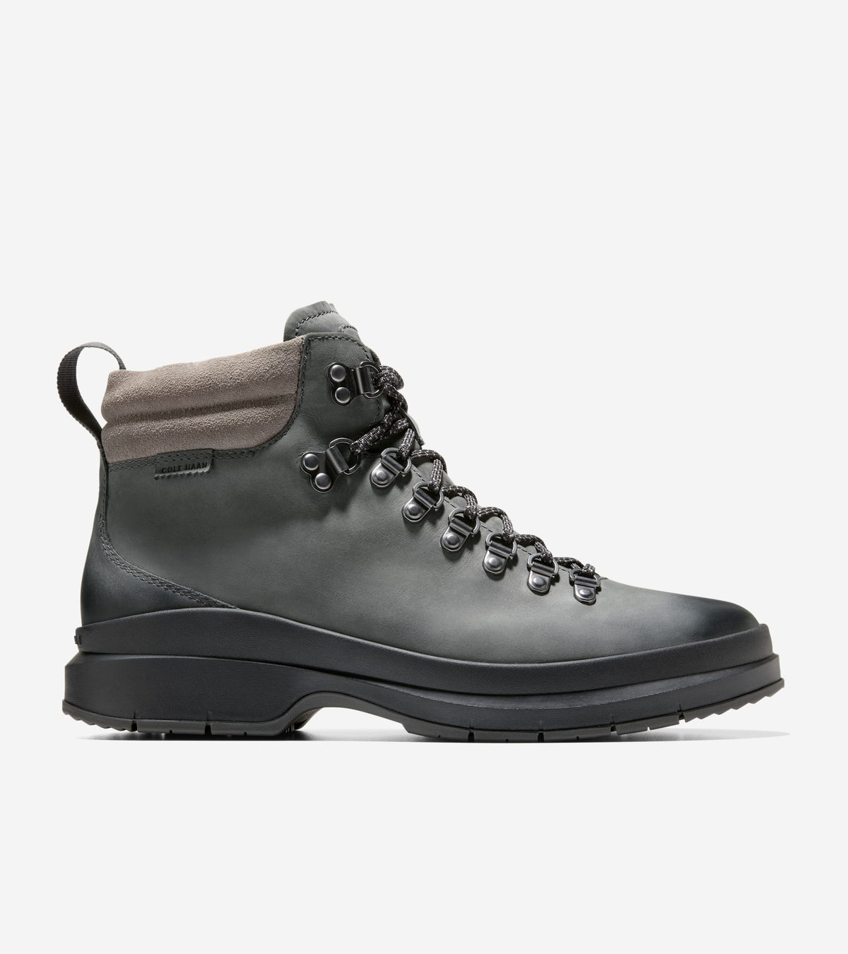 Men's Windham Grand Waterproof Hiking Boots-Gray Pinstripe Oiled-Ironstone