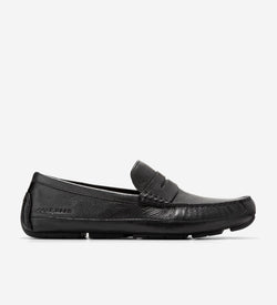 Men's Wyatt Penny Driving Shoes-Black