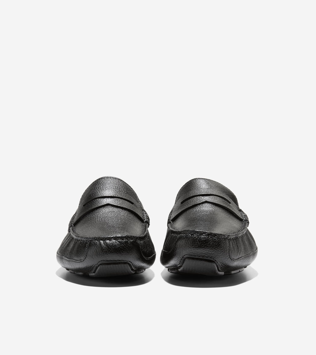 Men's Wyatt Penny Driving Shoes-Black