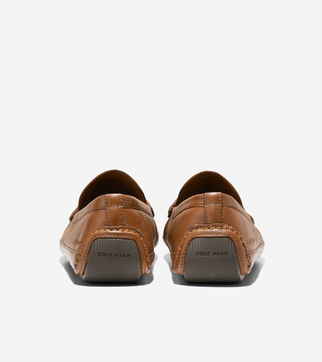 Men's Wyatt Penny Driving Shoes-British Tan-Nicotine