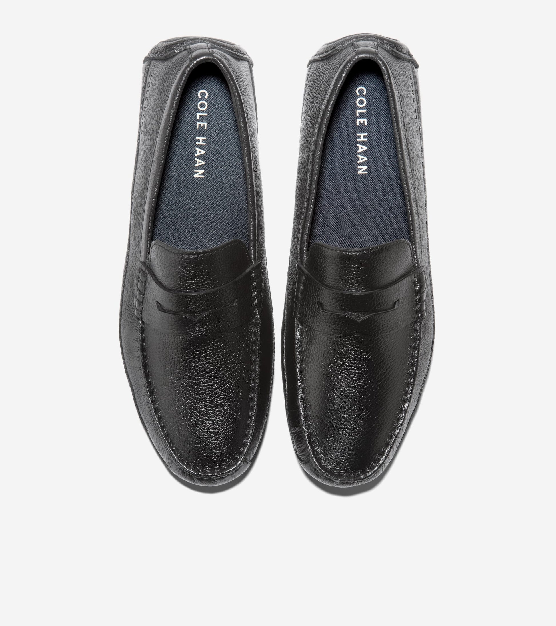 Men's Wyatt Penny Driving Shoes-Black