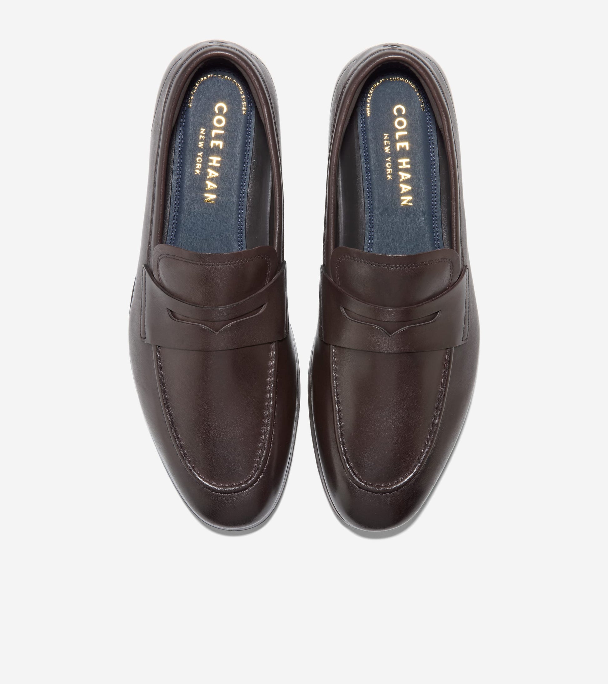 Men's Wyeth Grand Penny Loafers-Madeira-Dark Natural