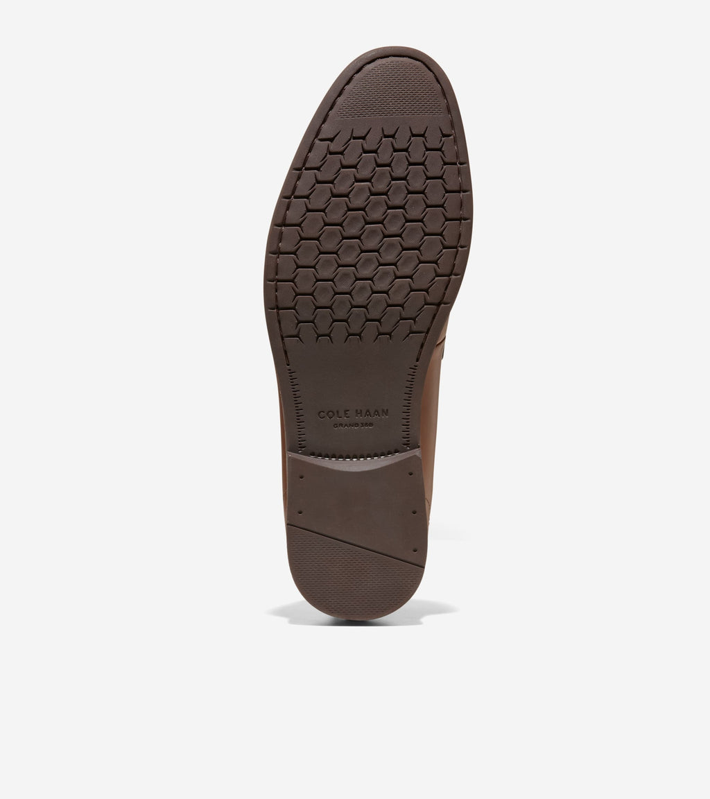 Men's Wyeth Grand Penny Loafers-British Tan-Dark Natural