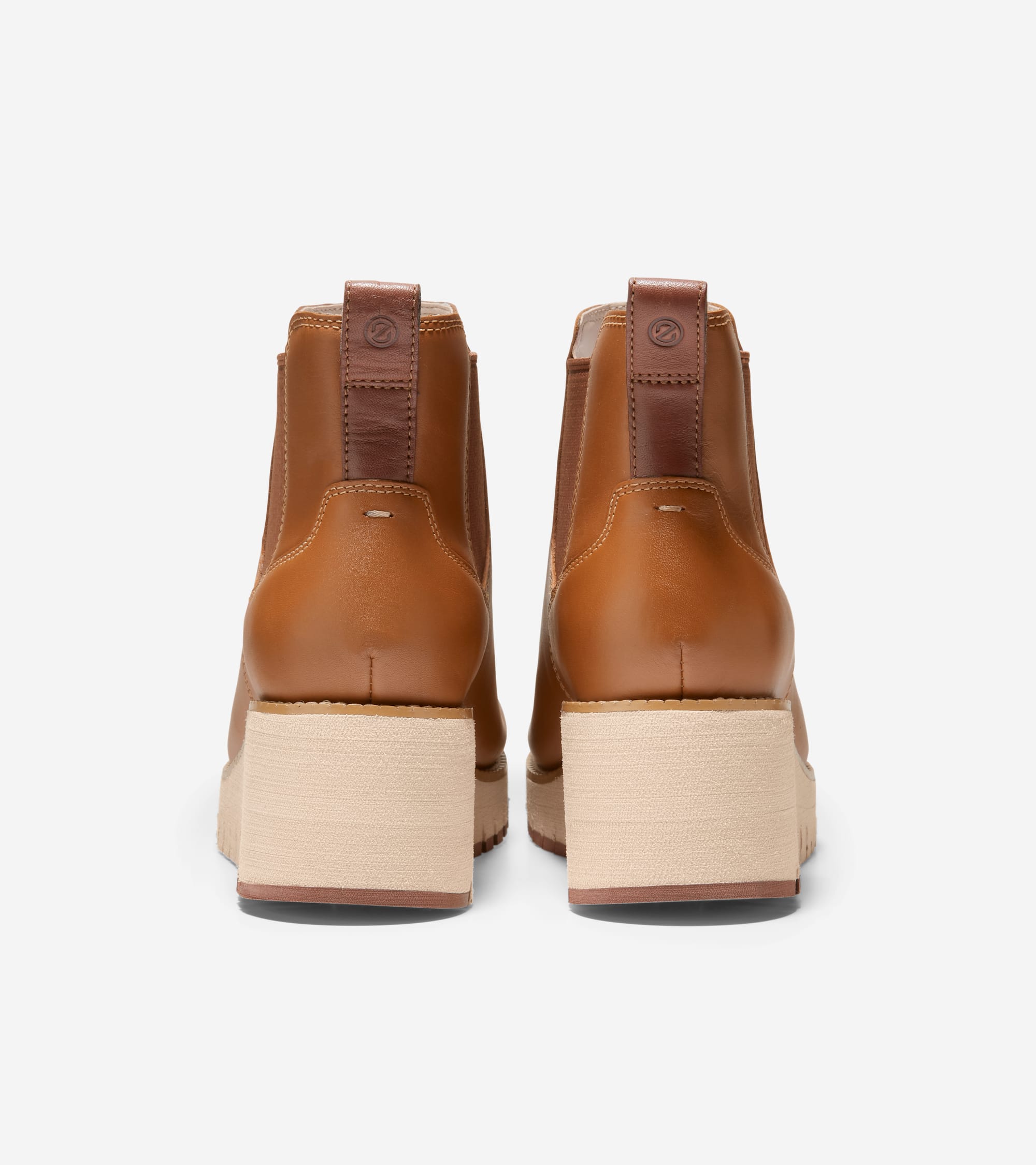 Women's ZERØGRAND City Wedge Waterproof Boots in Brown | Cole Haan