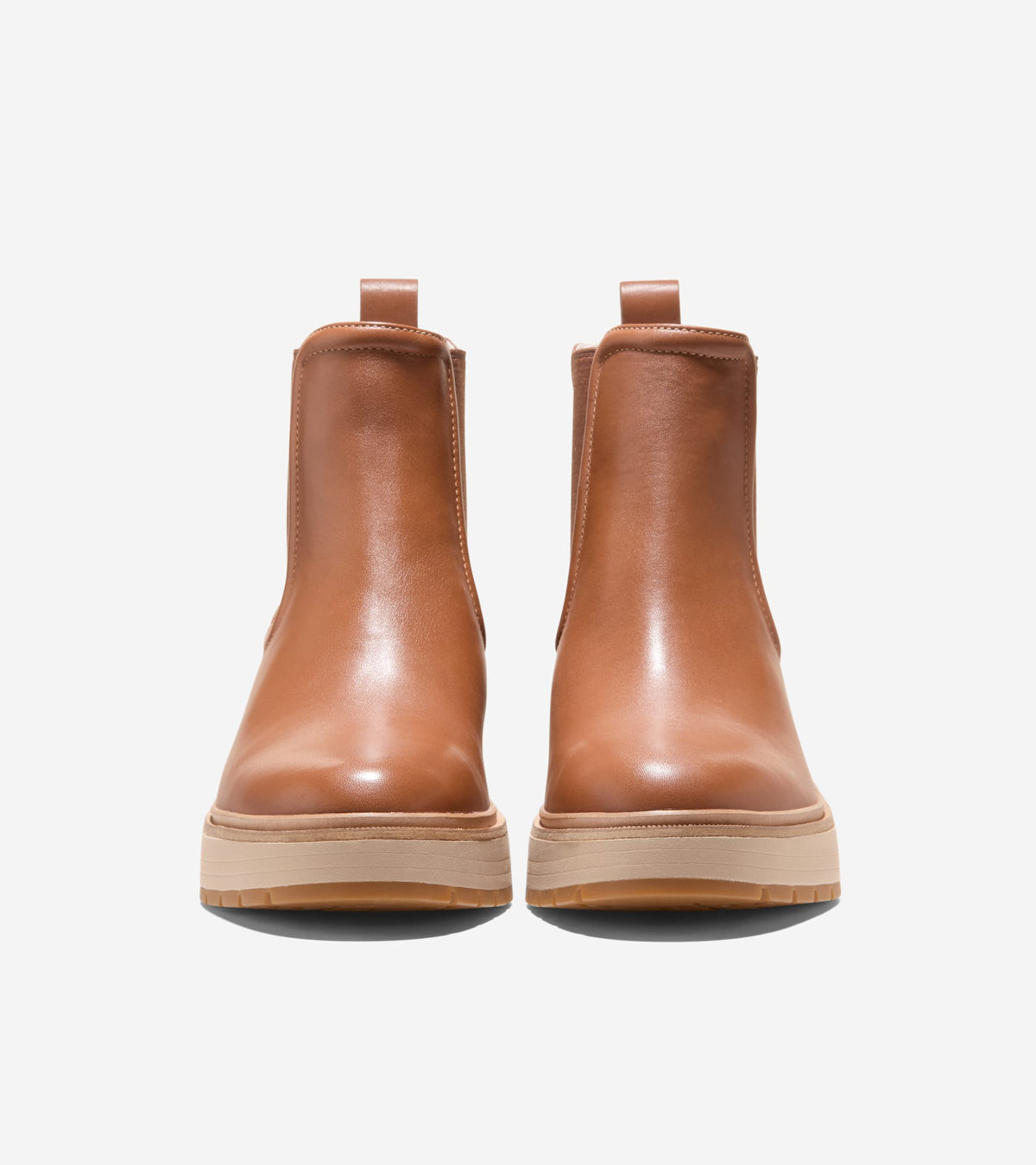 Cole Haan Tan Leather Slip-On Boots COLE HAAN Cole Haans Men main image 3