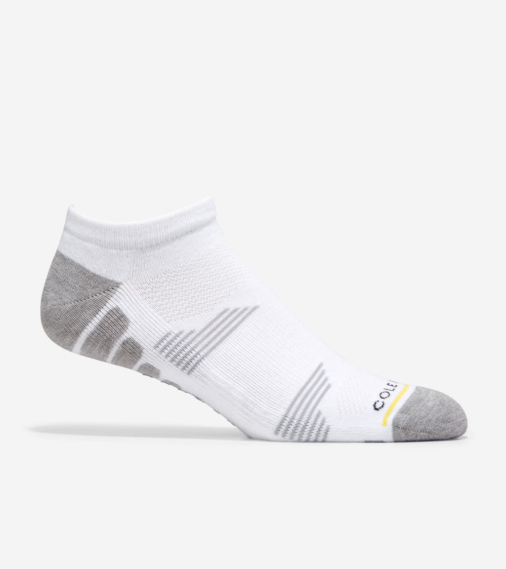 Men's ZERØGRAND Performance No-Show Socks-White