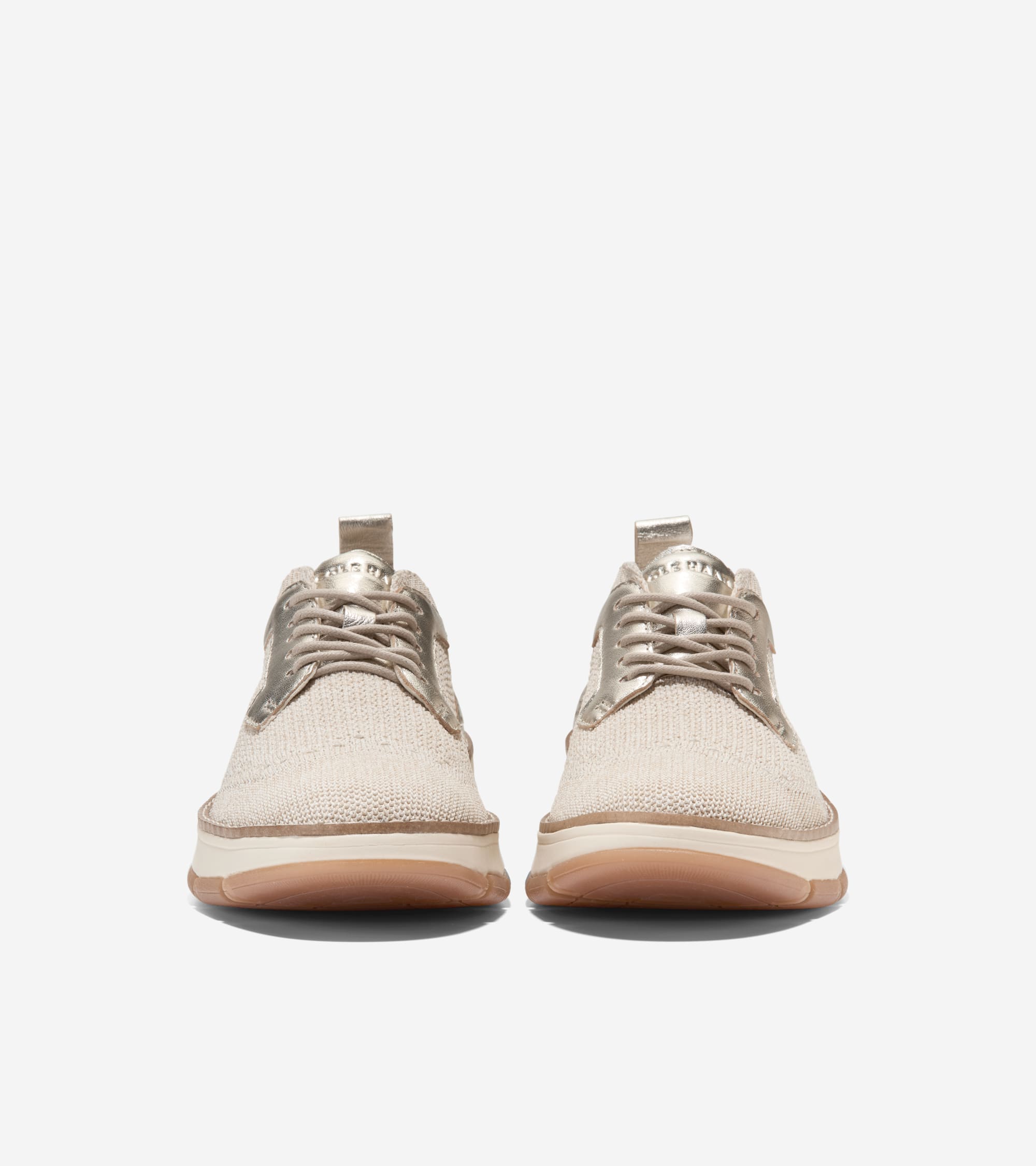 Women's ZERØGRAND Rella Stitchlite™ Oxfords in Beige, gold | Cole Haan
