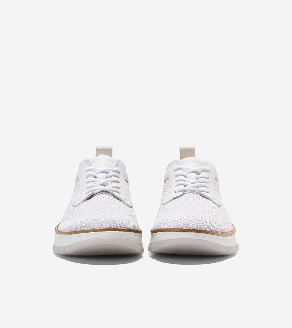 Women's ZERØGRAND Rella Stitchlite™ Oxfords-Harbor Mist-White