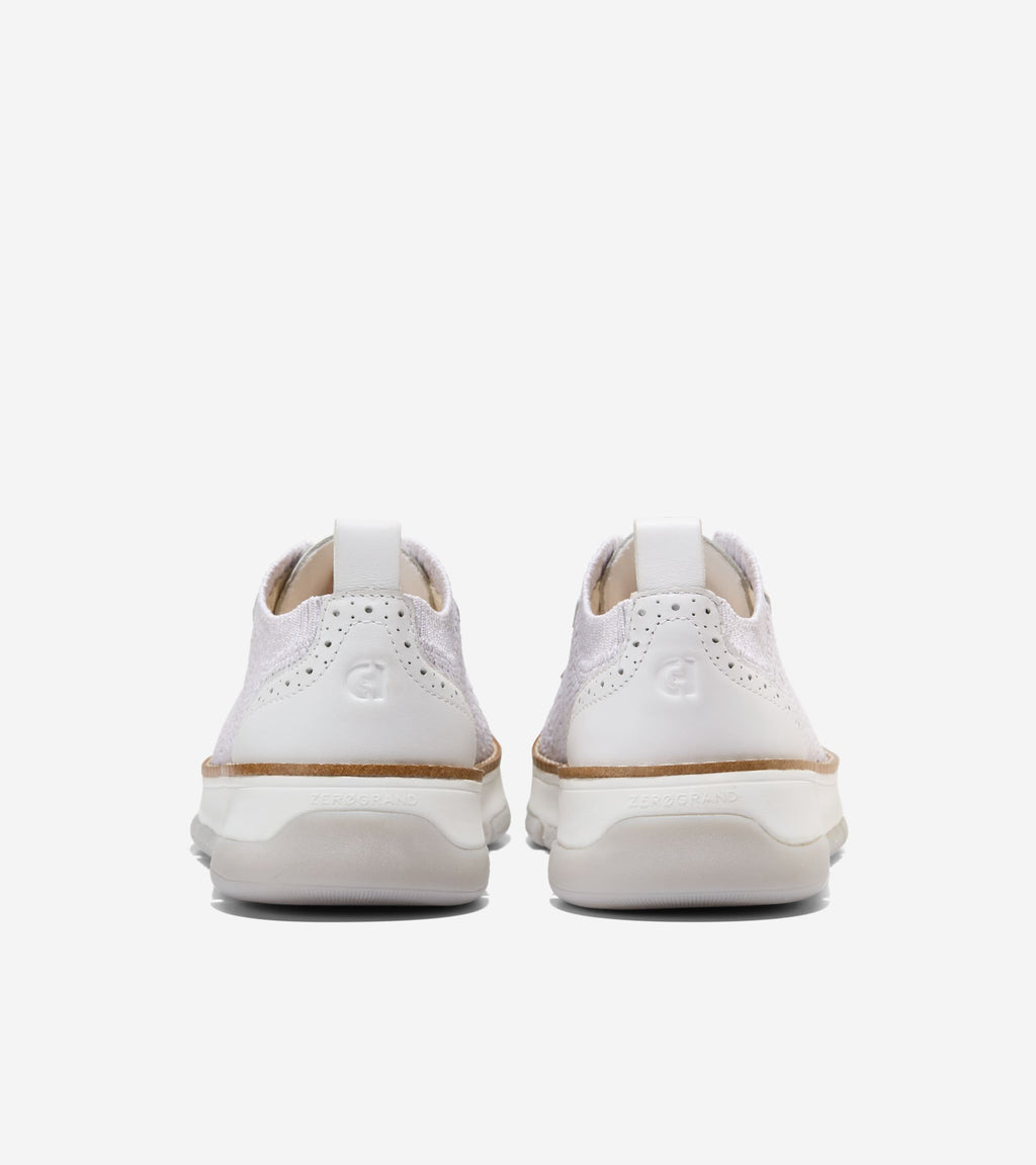 Women's ZERØGRAND Rella Stitchlite™ Oxfords-Harbor Mist-White