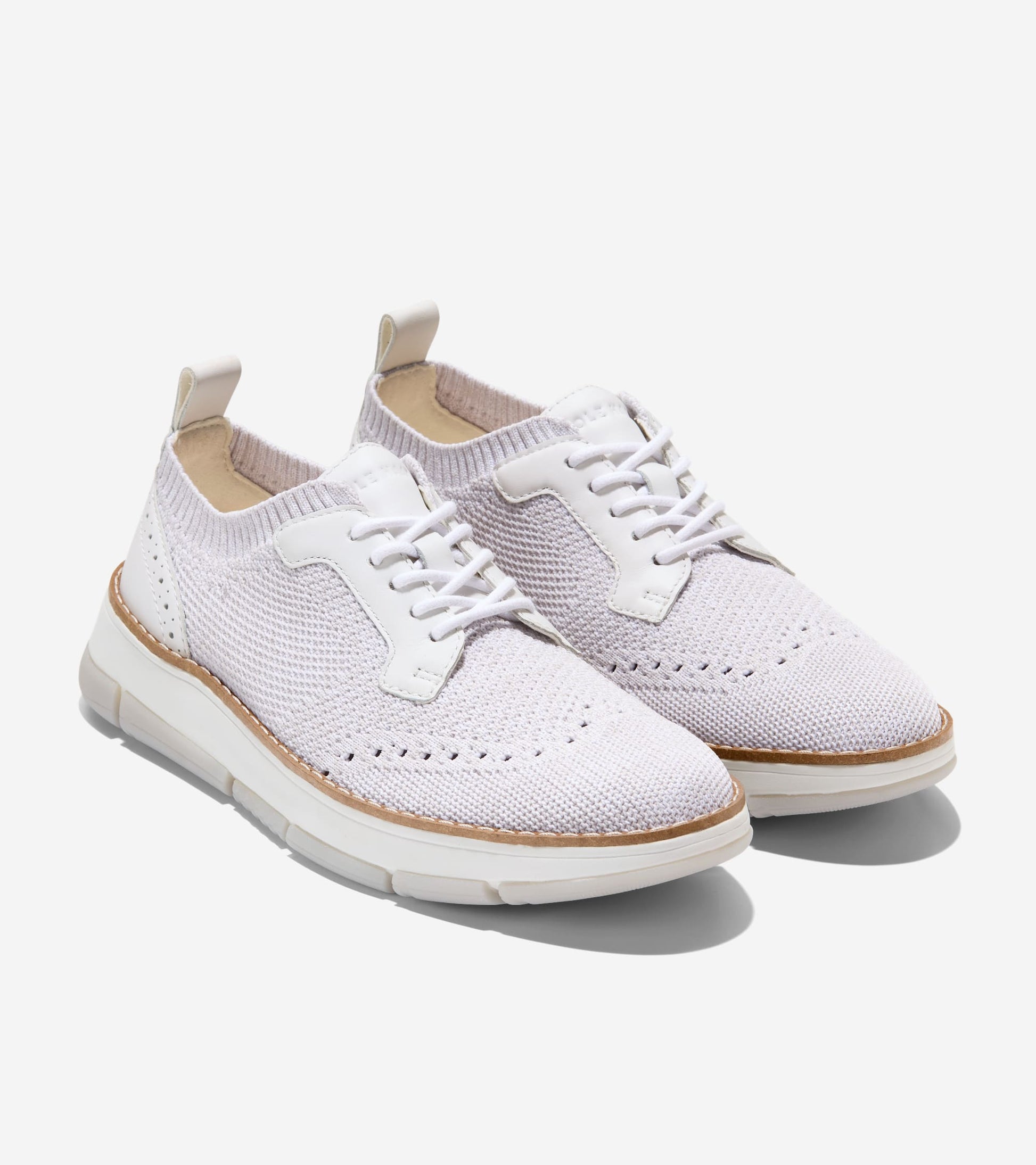 Women's ZERØGRAND Rella Stitchlite™ Oxfords-Harbor Mist-White
