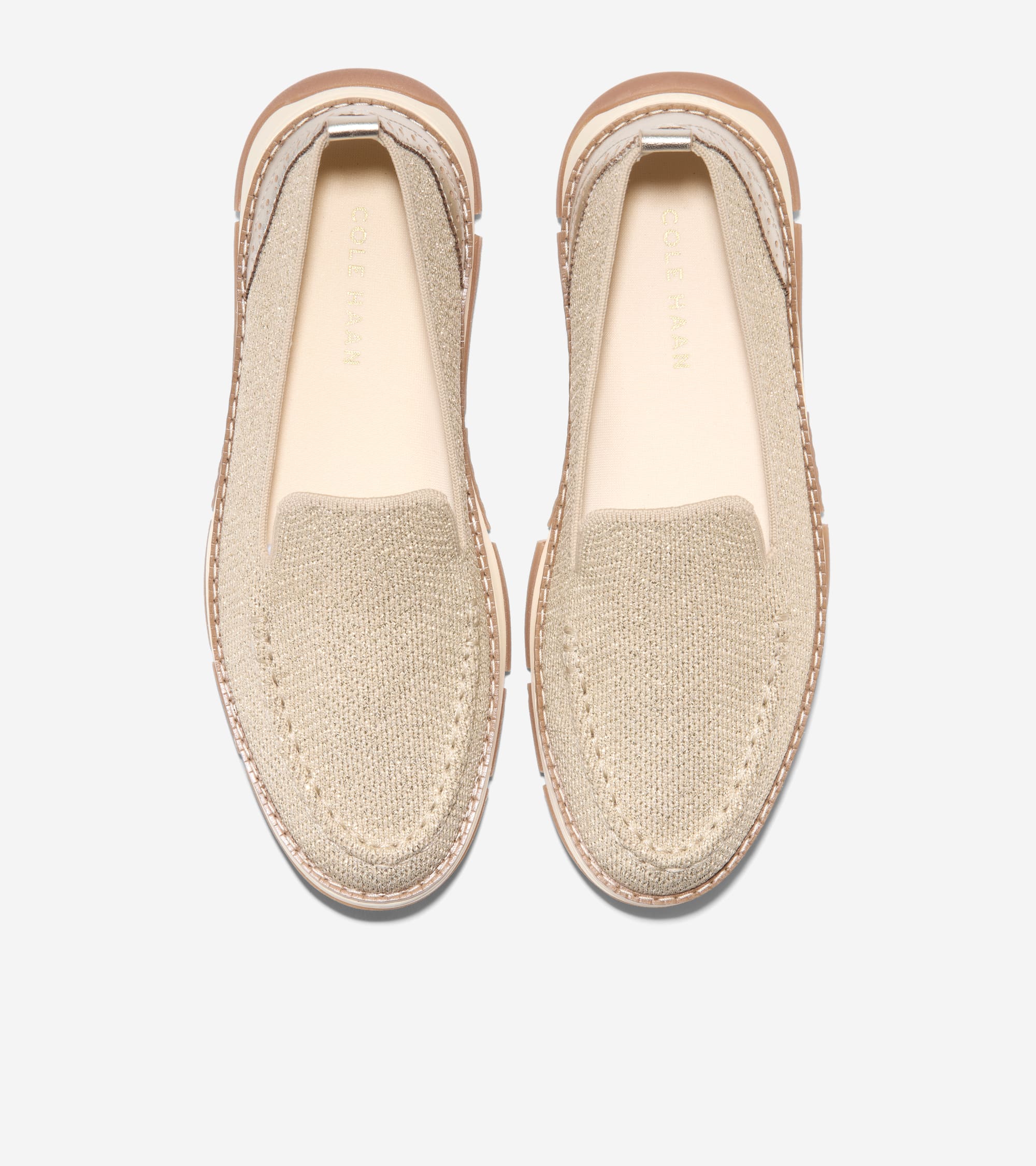 Women's ZERØGRAND Rella Stitchlite™ Venetian Loafers in Beige