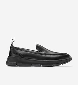 Women's ZERØGRAND Rella Venetian Loafers-Black