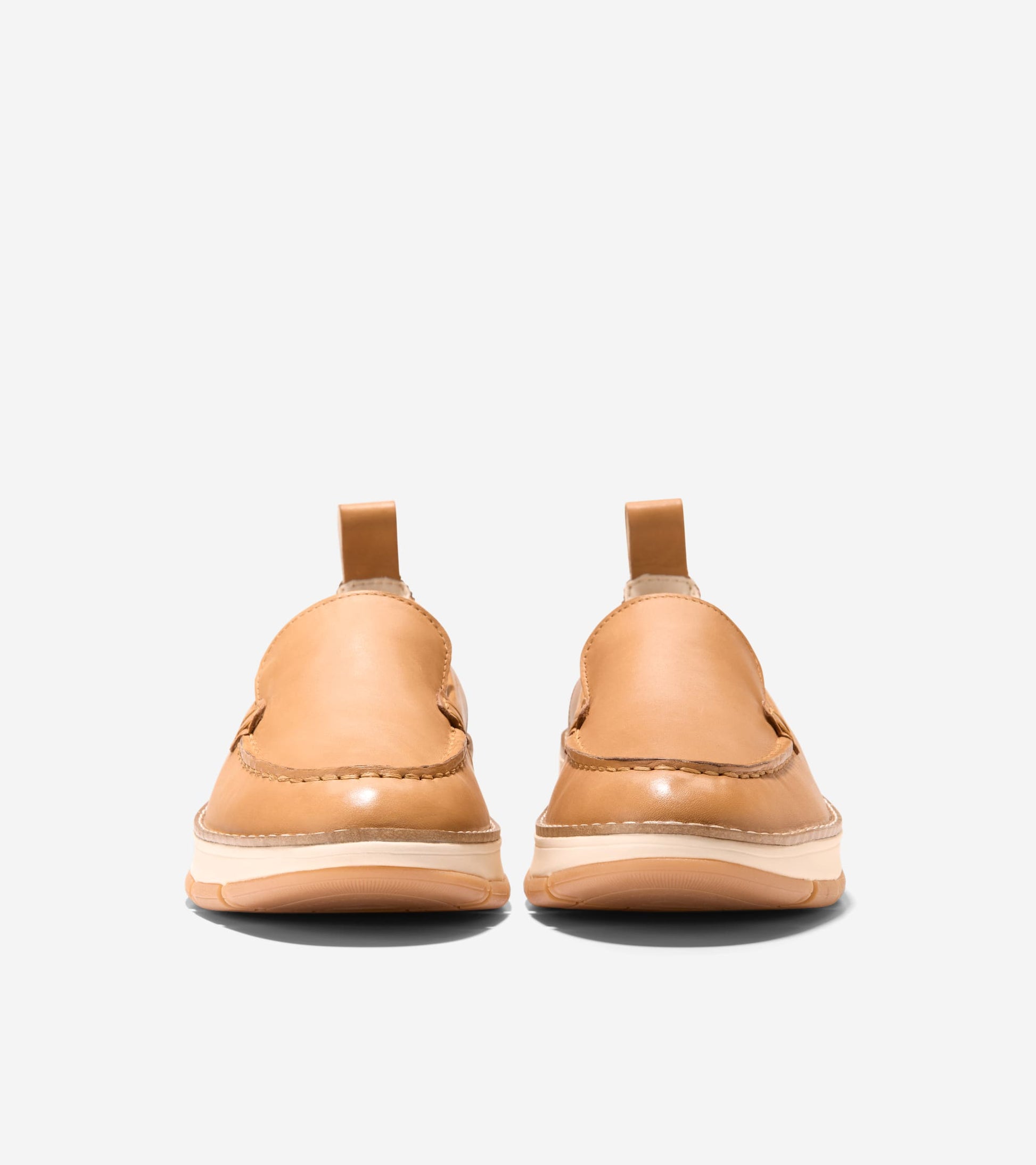 Women's ZERØGRAND Rella Venetian Loafers-Biscuit-Ivory