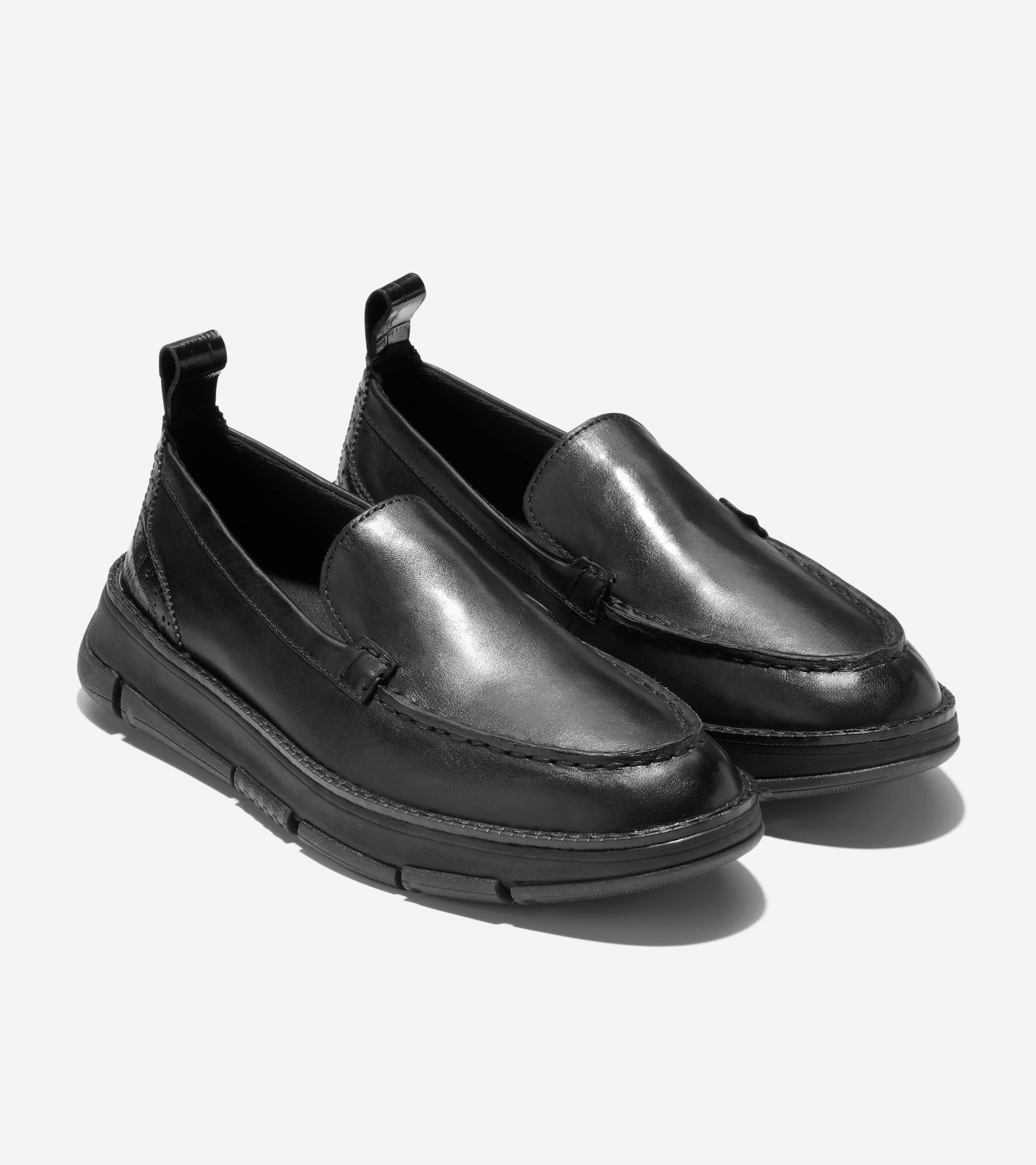 Women's ZERØGRAND Rella Venetian Loafers-Black