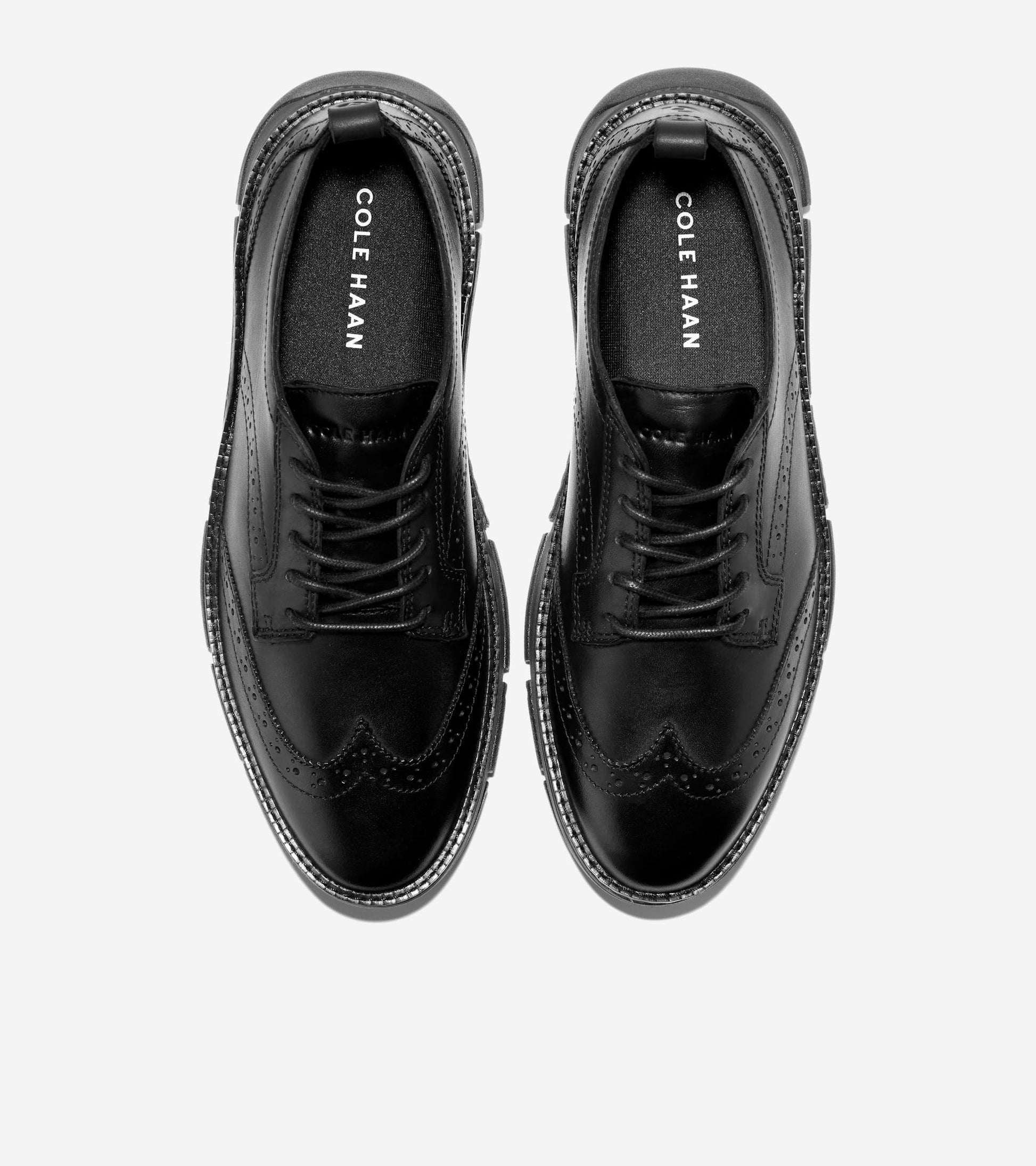 Women's ZERØGRAND Rella Wingtip Oxfords-Black