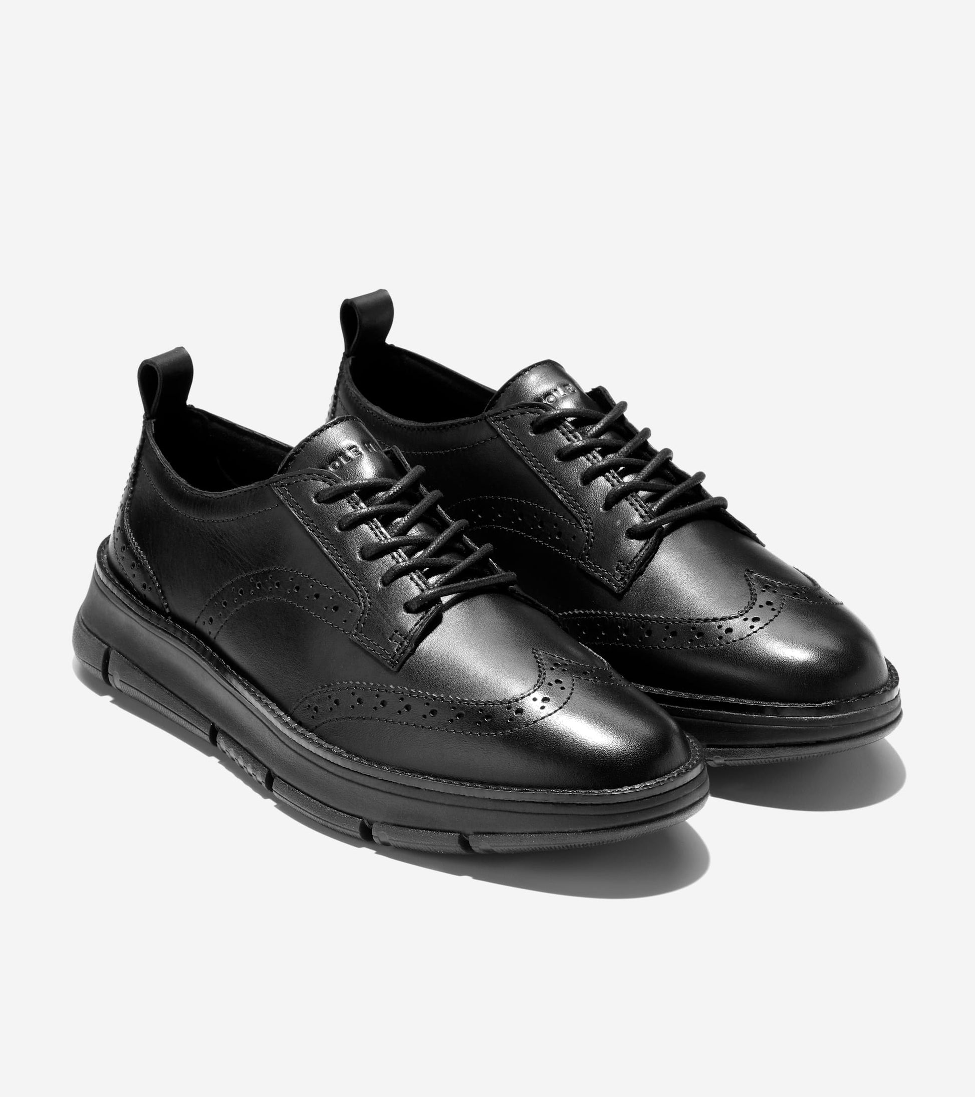 Women's ZERØGRAND Rella Wingtip Oxfords-Black
