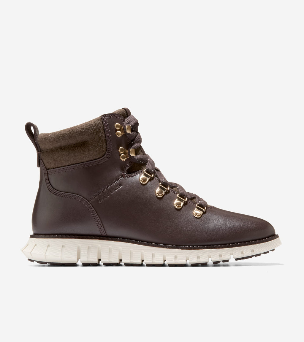 Women's ZERØGRAND Remastered Waterproof Hiking Boots-Dark Chocolate