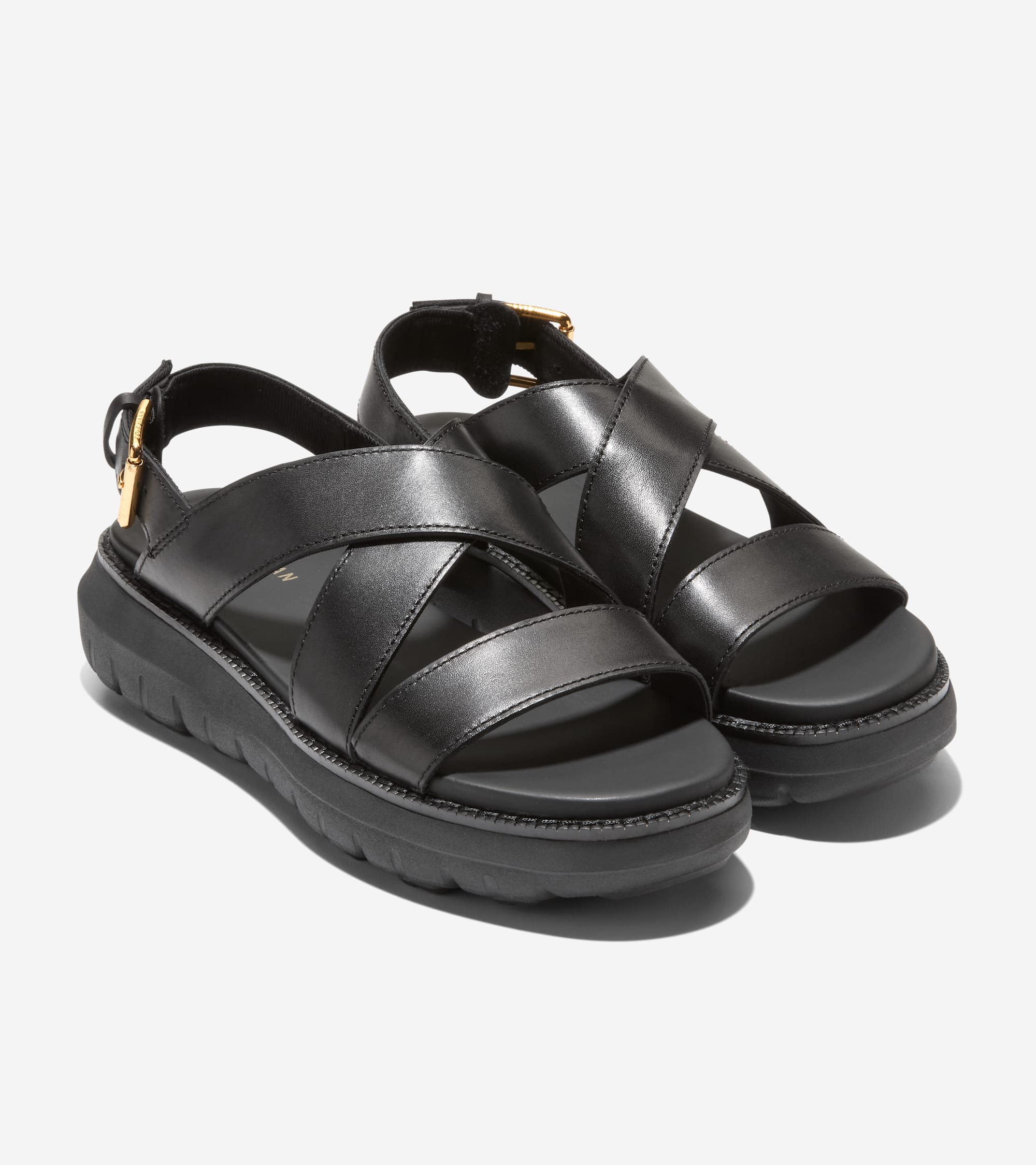Women's ZERØGRAND Rexanna Sandals in Black | Cole Haan