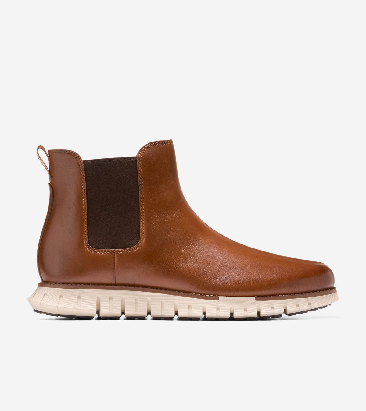Men's ZERØGRAND Remastered Waterproof Chelsea Boots-British Tan-Dark Chocolate