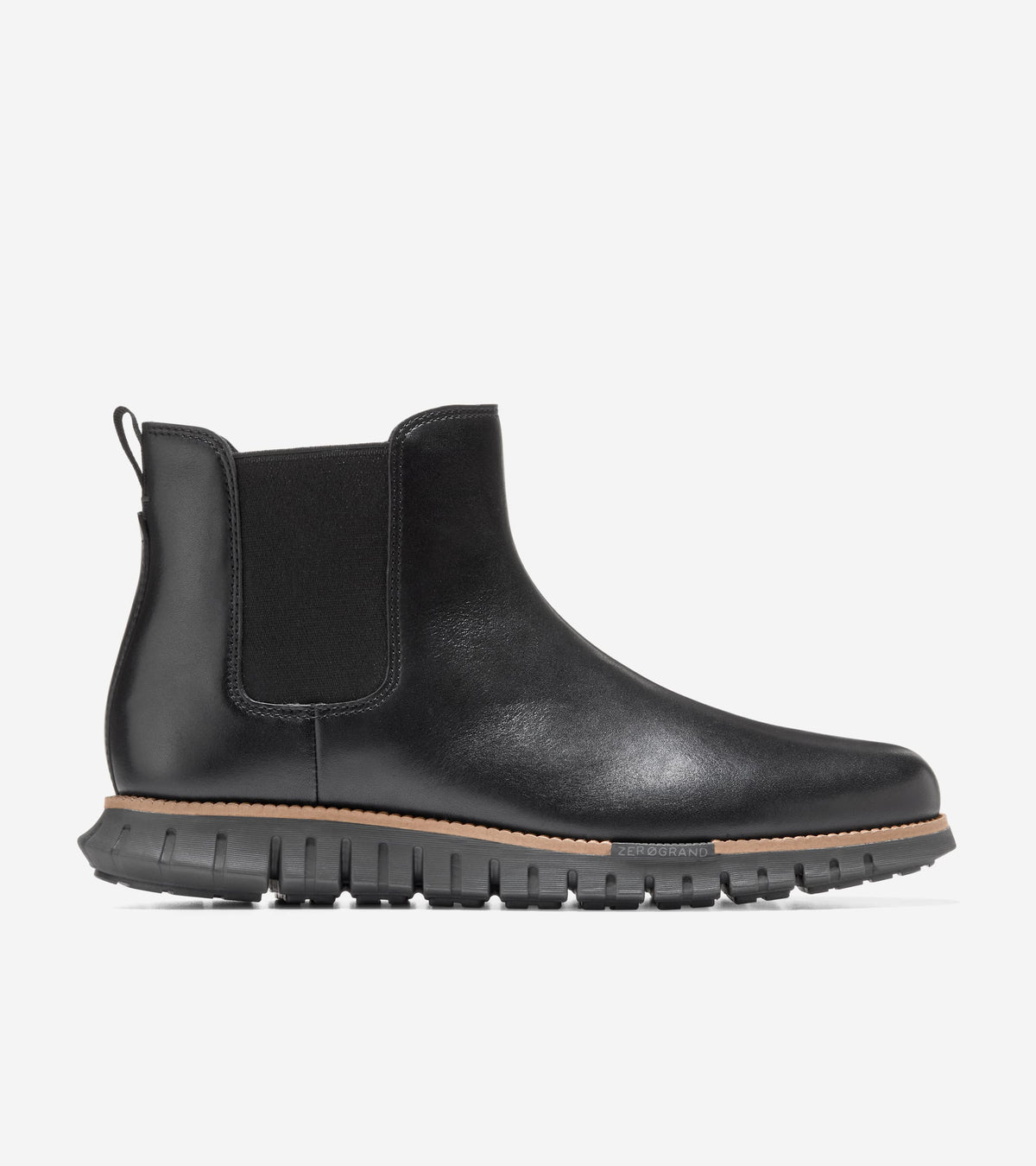 Men's ZERØGRAND Remastered Waterproof Chelsea Boots-Black-Raven