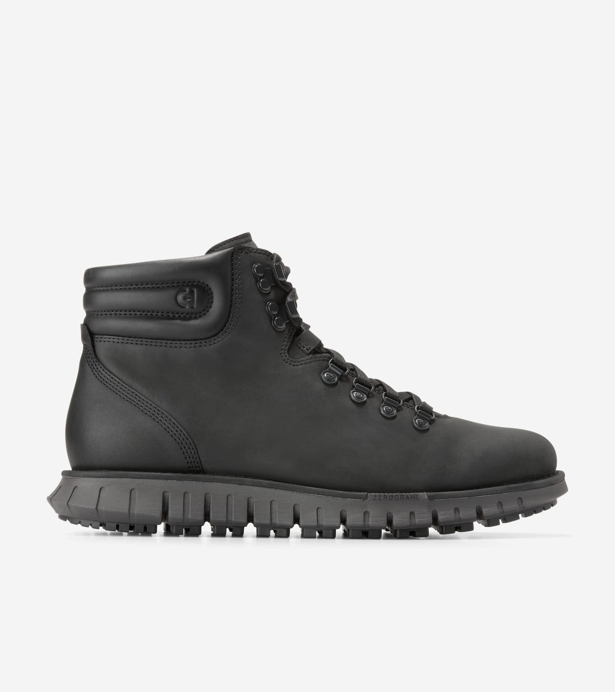 Men's ZERØGRAND Remastered Waterproof Hiking Boots-Black-Pavement