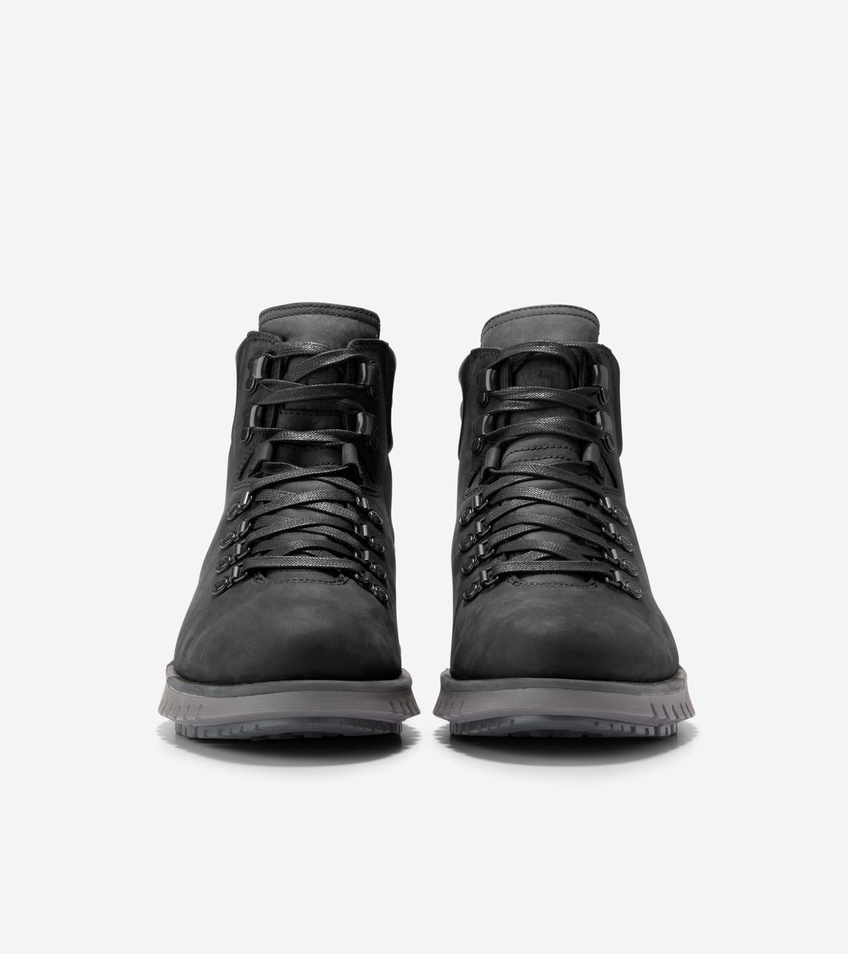Men's ZERØGRAND Remastered Waterproof Hiking Boots-Black-Pavement
