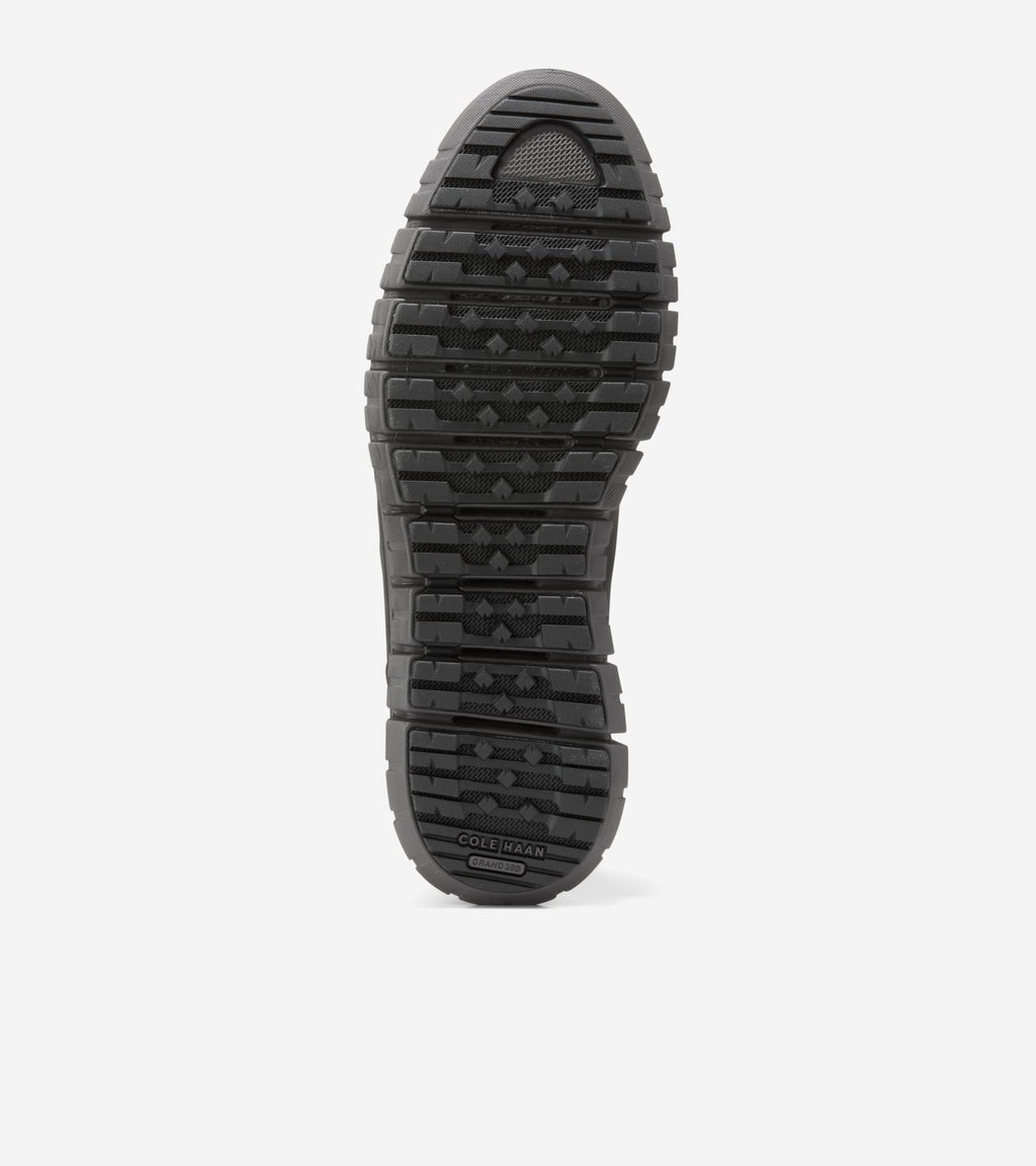 Men's ZERØGRAND Remastered Waterproof Hiking Boots-Black-Pavement