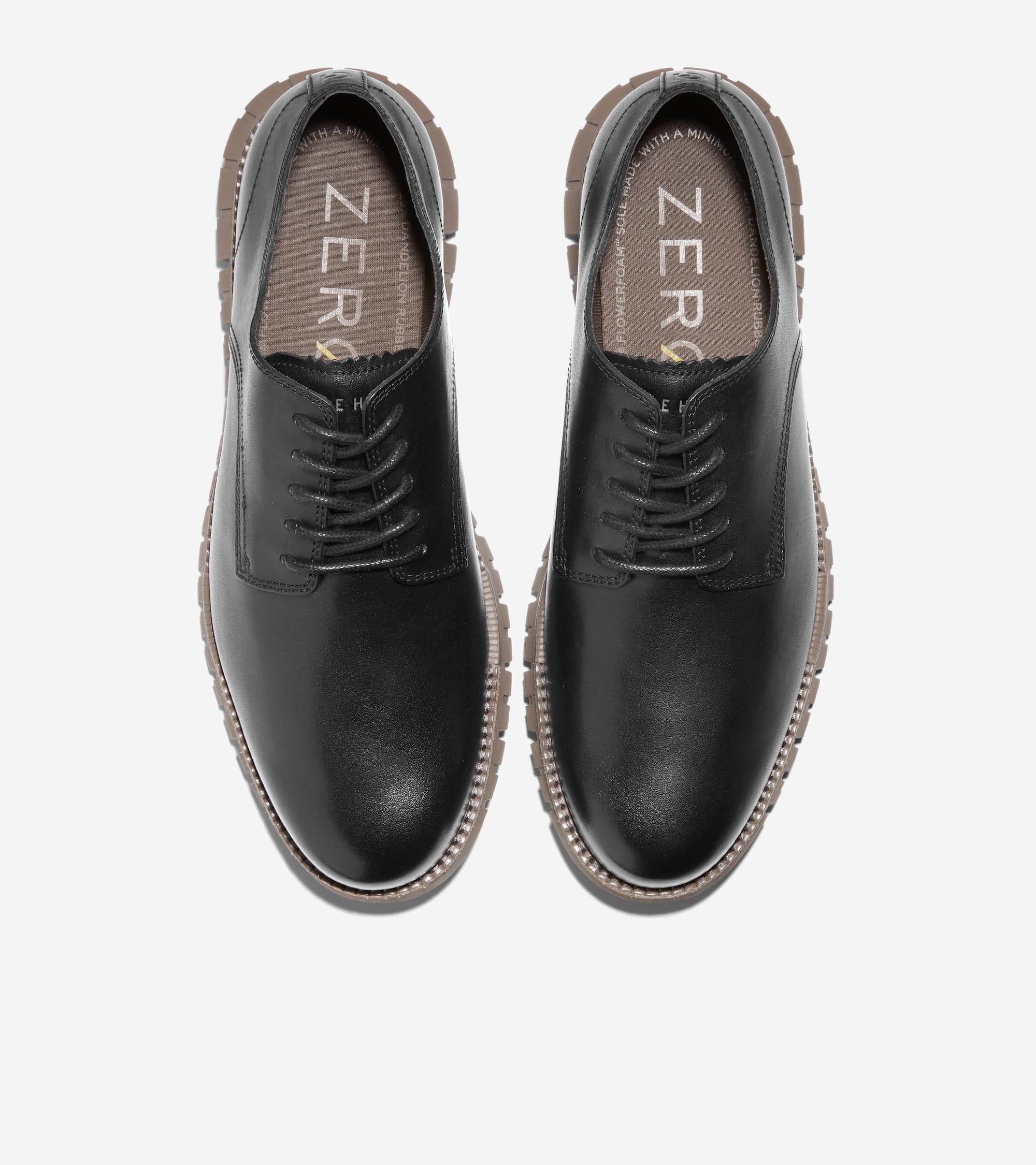 Men's ZERØGRAND Remastered Plain Toe Oxfords in Black | Cole Haan