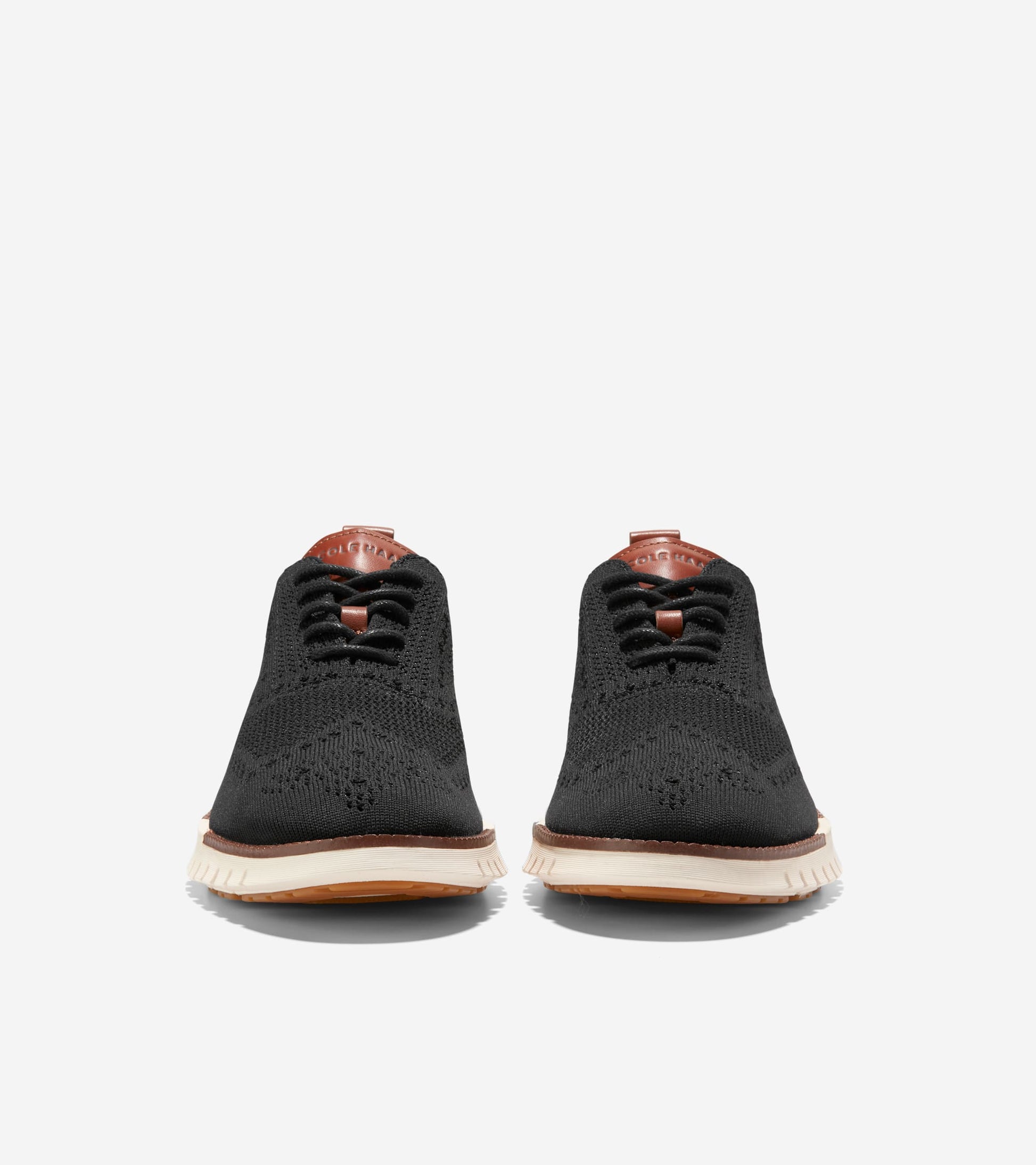 Men's ZERØGRAND Remastered Stitchlite™ Wingtip Oxfords-Black Stitchlite™-Ivory