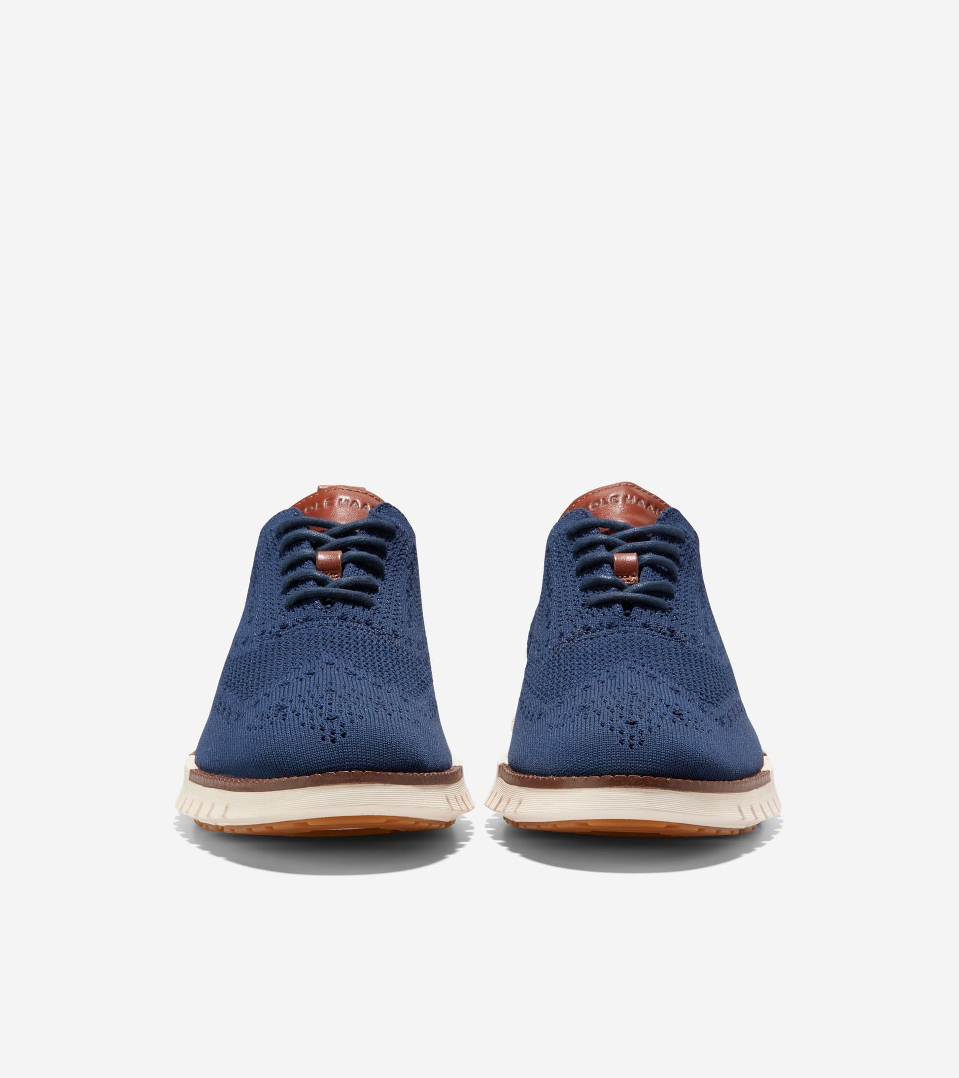Men's ZERØGRAND Remastered Stitchlite™ Wingtip Oxfords-Marine Blue Stitchlite™-Ivory