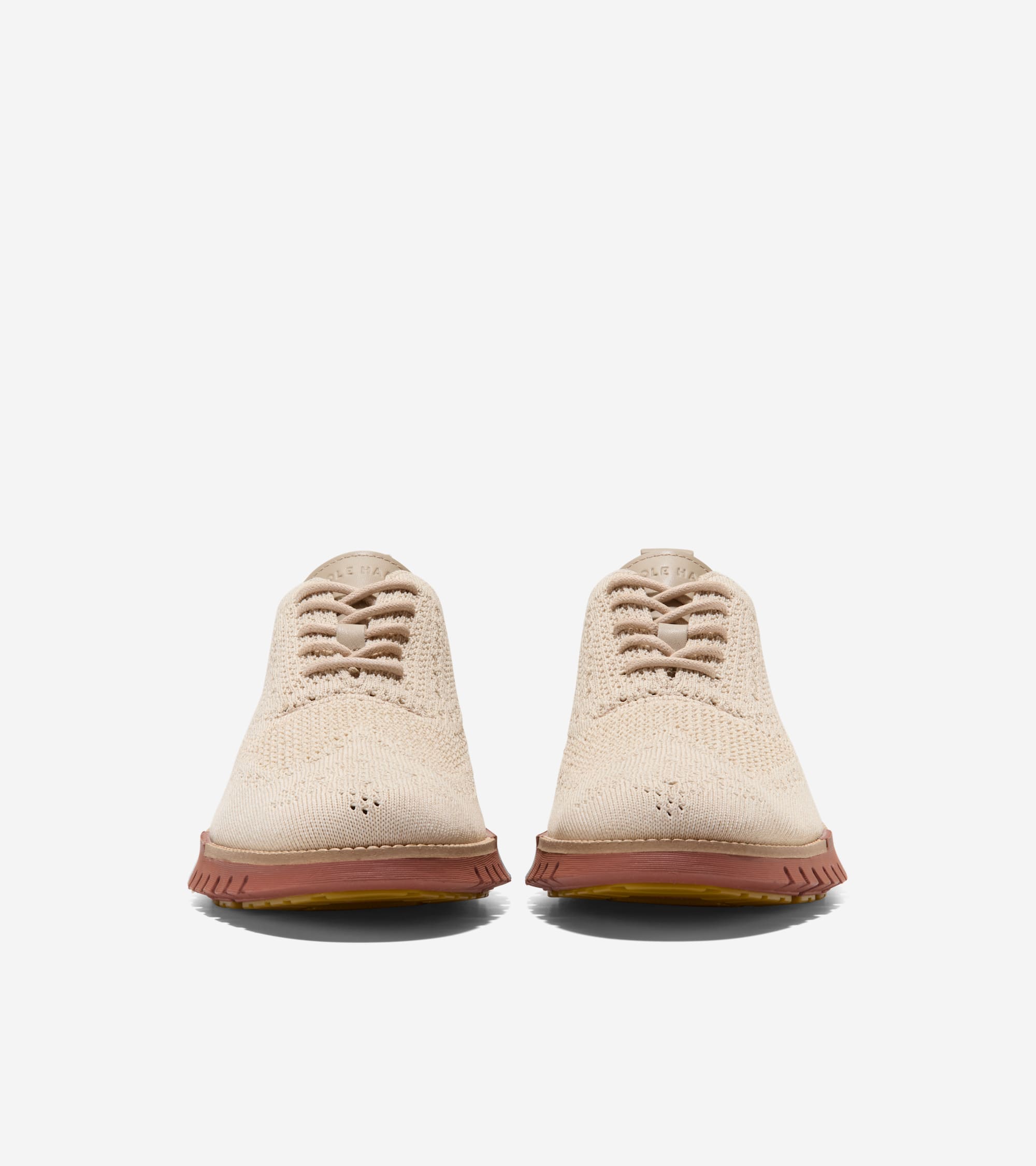 Men's ZERØGRAND Remastered Stitchlite™ Wingtip Oxfords in Beige