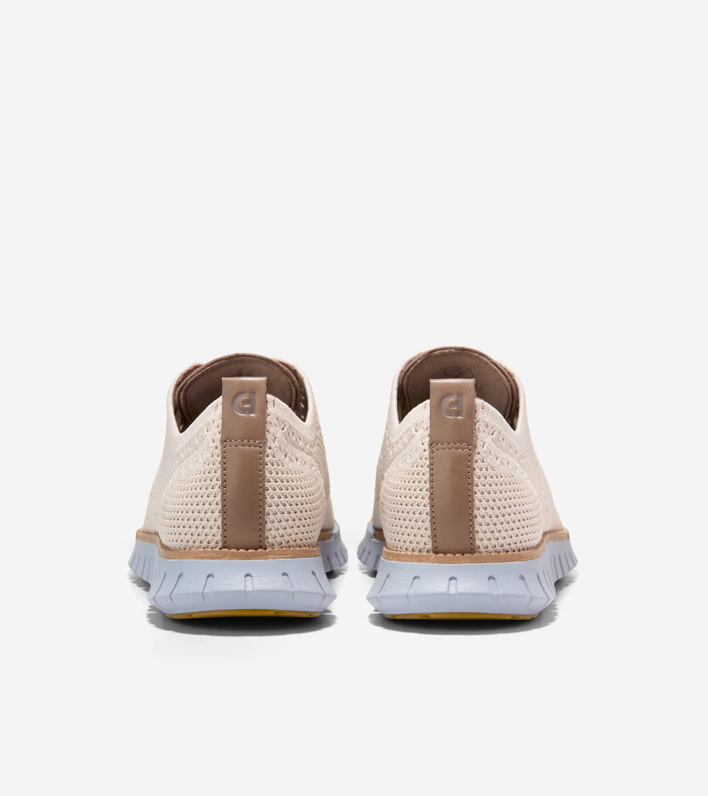 Men's ZERØGRAND Remastered Stitchlite™ Wingtip Oxfords-Pumice Stone-Natural