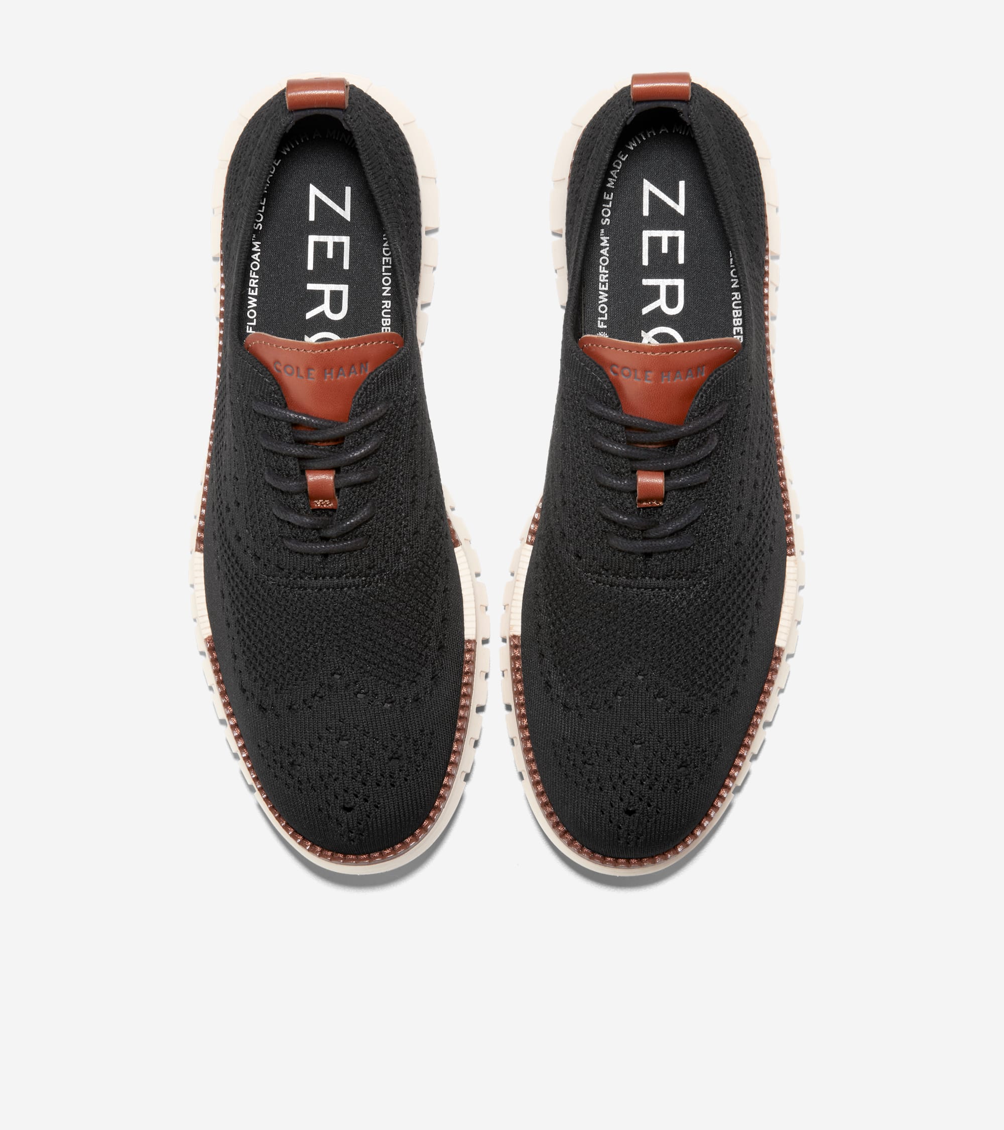 Men's ZERØGRAND Remastered Stitchlite™ Wingtip Oxfords in Black