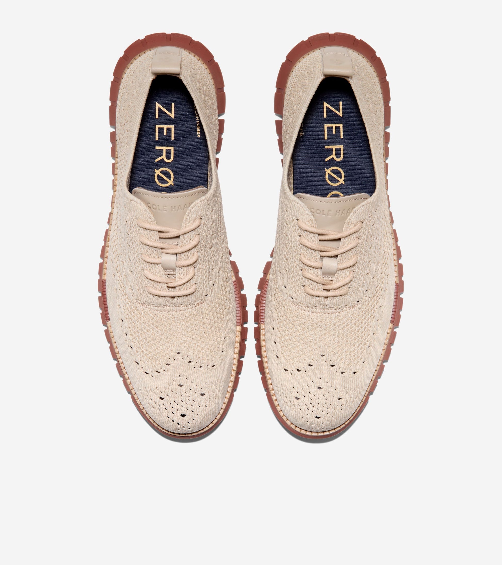 Men's ZERØGRAND Remastered Stitchlite™ Wingtip Oxfords-Oxford Tan-Angora-Dark Sequoia