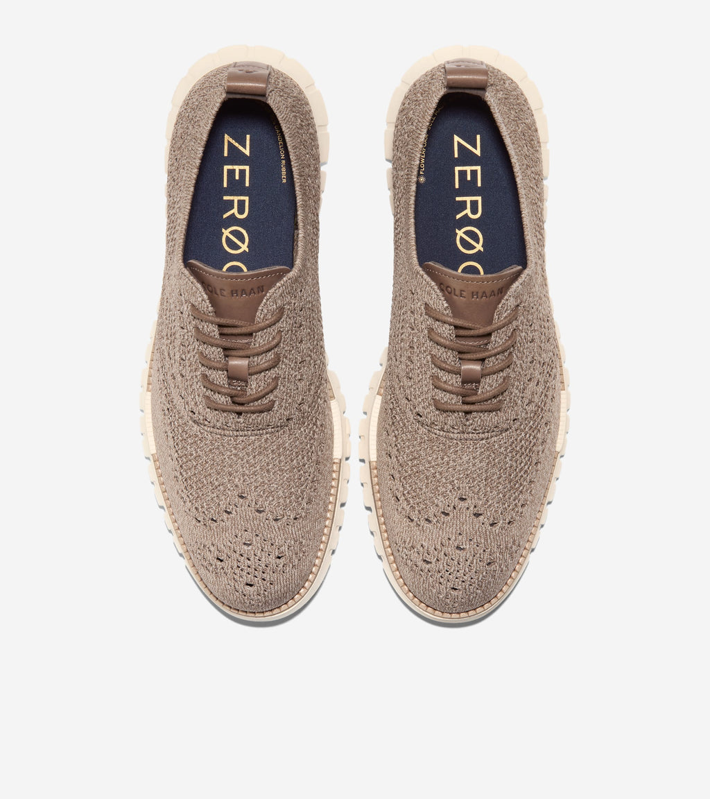Men's ZERØGRAND Remastered Stitchlite™ Wingtip Oxfords-Light Whiskey-Natural-Ivory