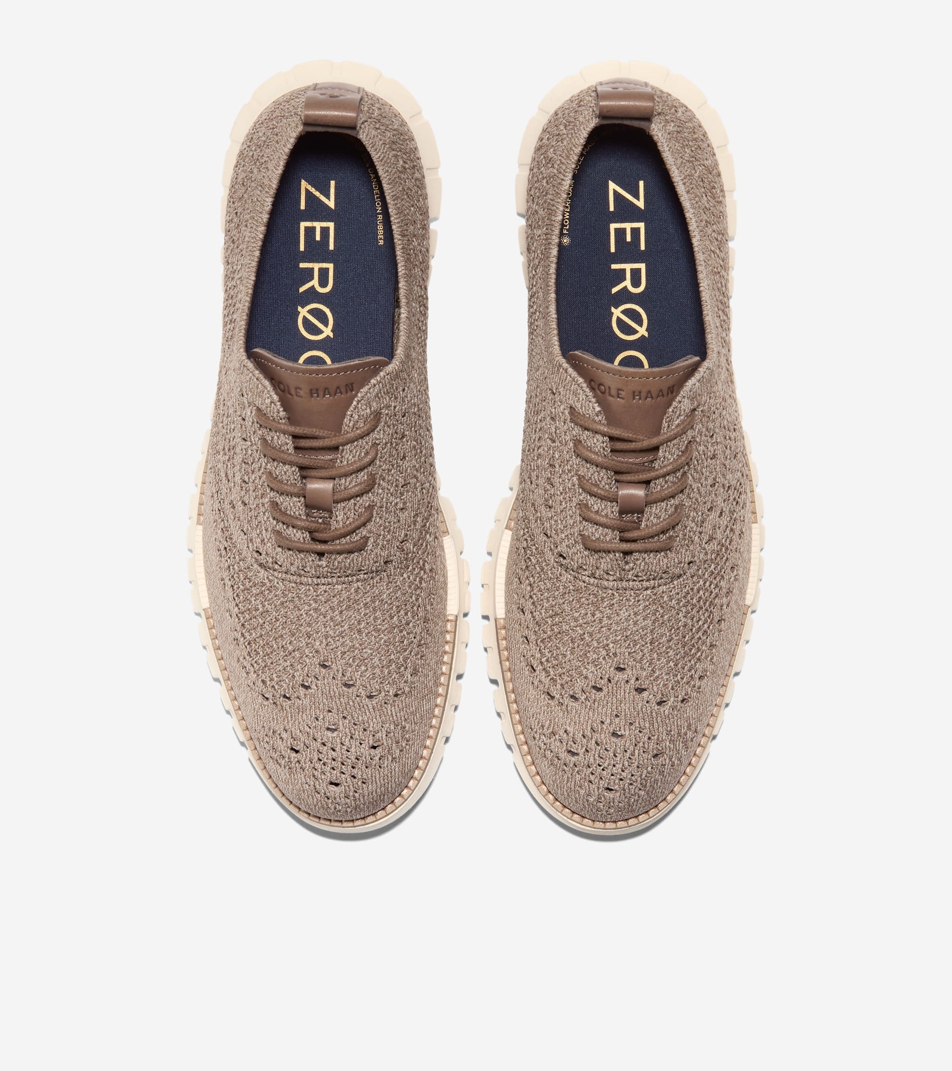 Men's ZERØGRAND Remastered Stitchlite™ Wingtip Oxfords-Light Whiskey-Natural-Ivory