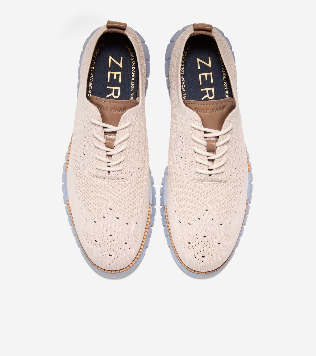 Men's ZERØGRAND Remastered Stitchlite™ Wingtip Oxfords-Pumice Stone-Natural