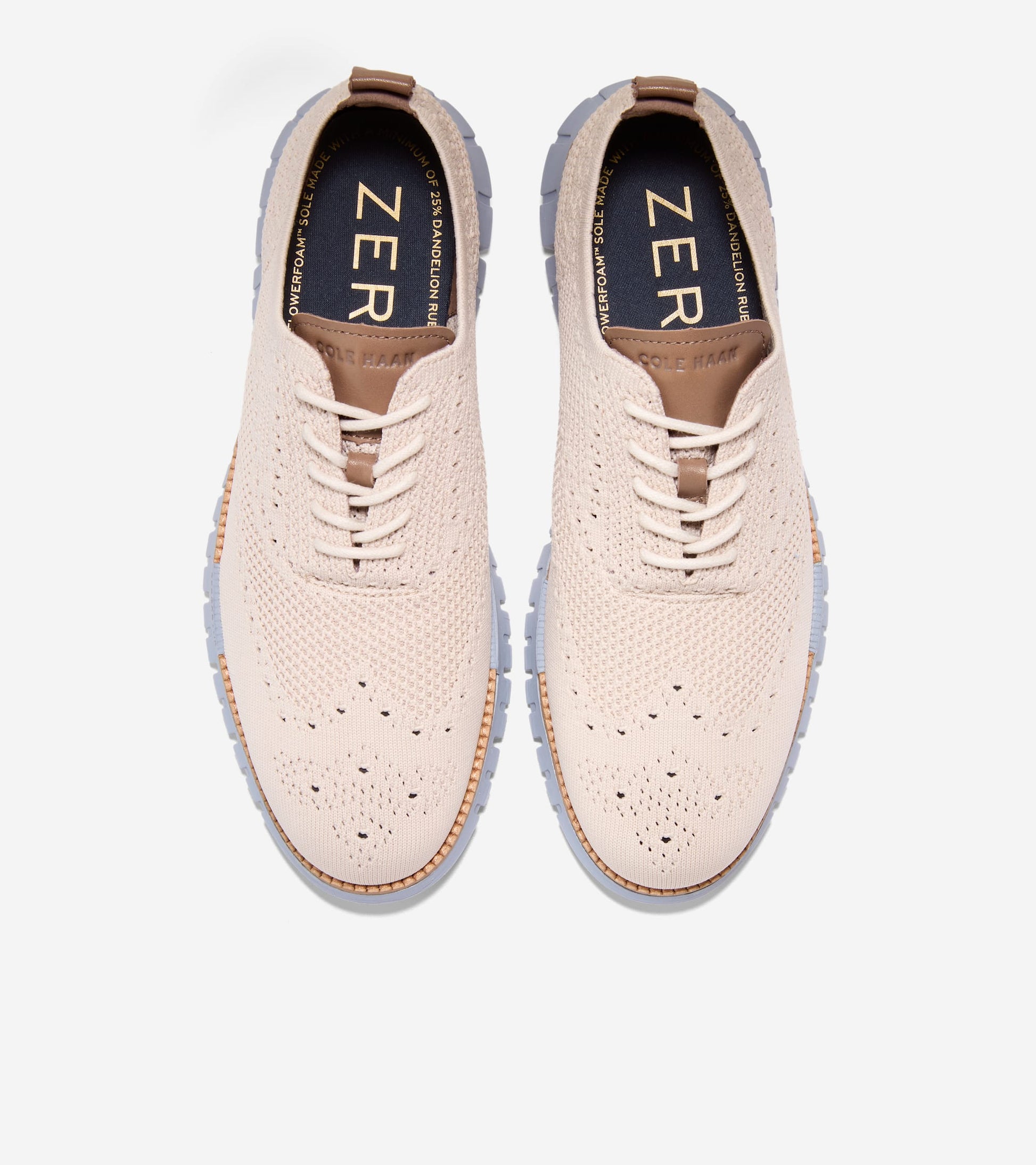 Men's ZERØGRAND Remastered Stitchlite™ Wingtip Oxfords-Pumice Stone-Natural