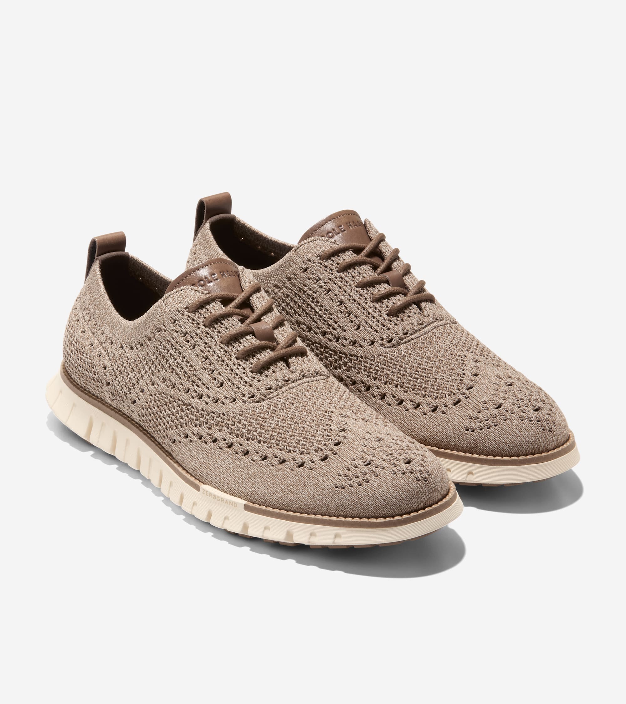 Men's ZERØGRAND Remastered Stitchlite™ Wingtip Oxfords in Brown