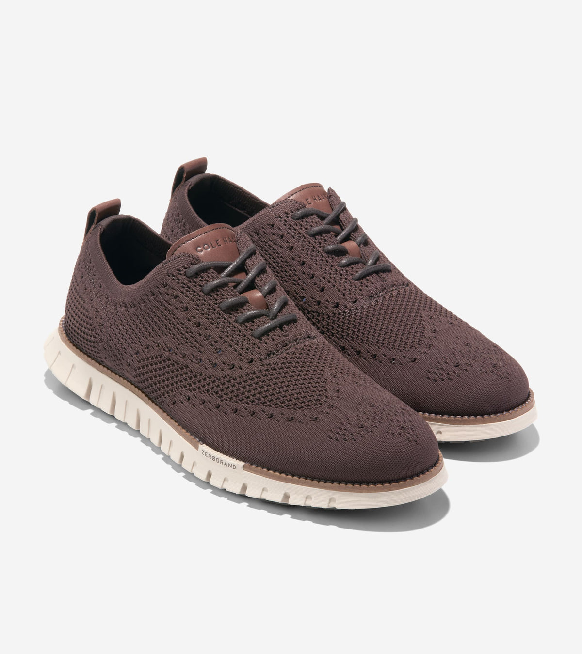 Men's ZERØGRAND Remastered Stitchlite™ Wingtip Oxfords-Dark Chocolate-Dark Natural