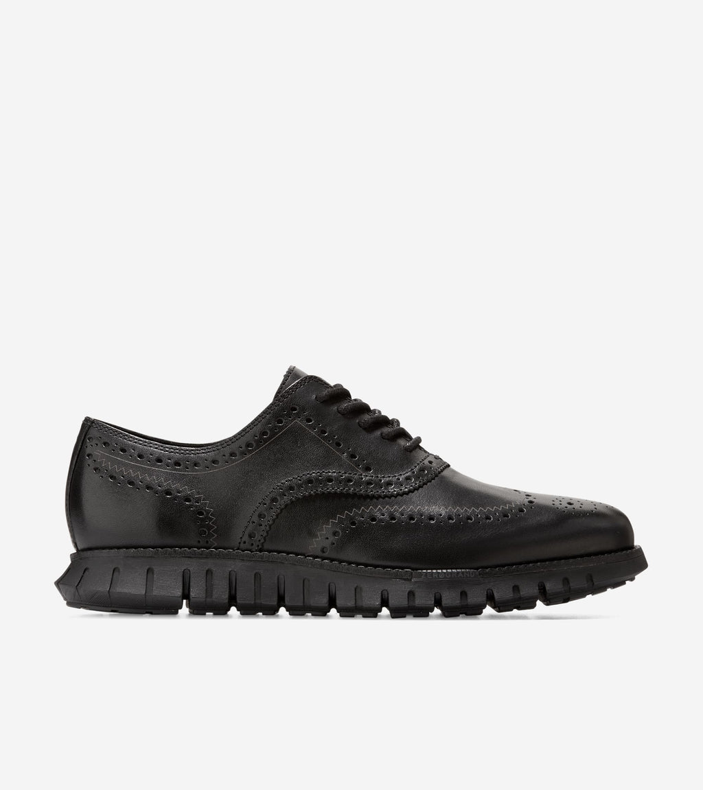 Cole Haan Zero Grand Remastered Wingtip Oxford Shoes Black US 7 Men