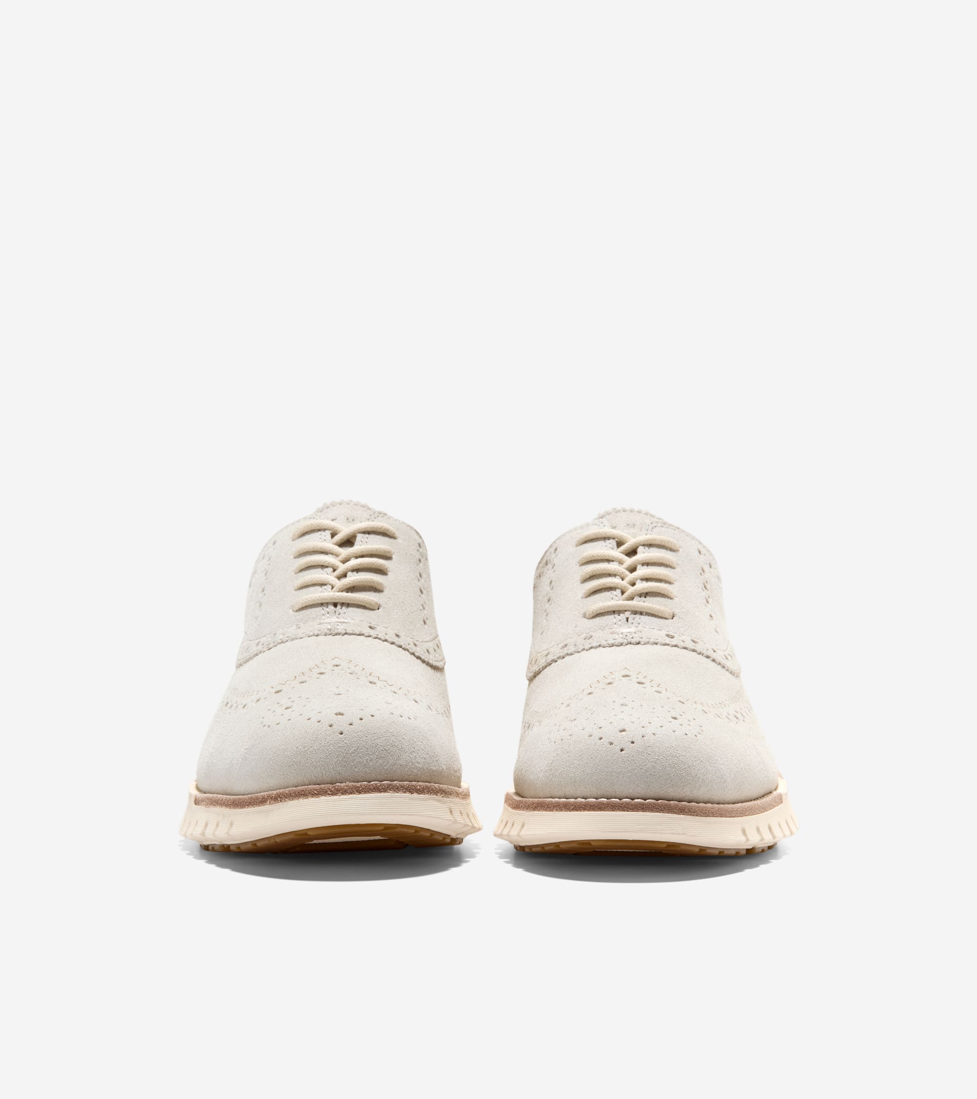 Men's ZERØGRAND Remastered Wingtip Oxfords in Beige | Cole Haan