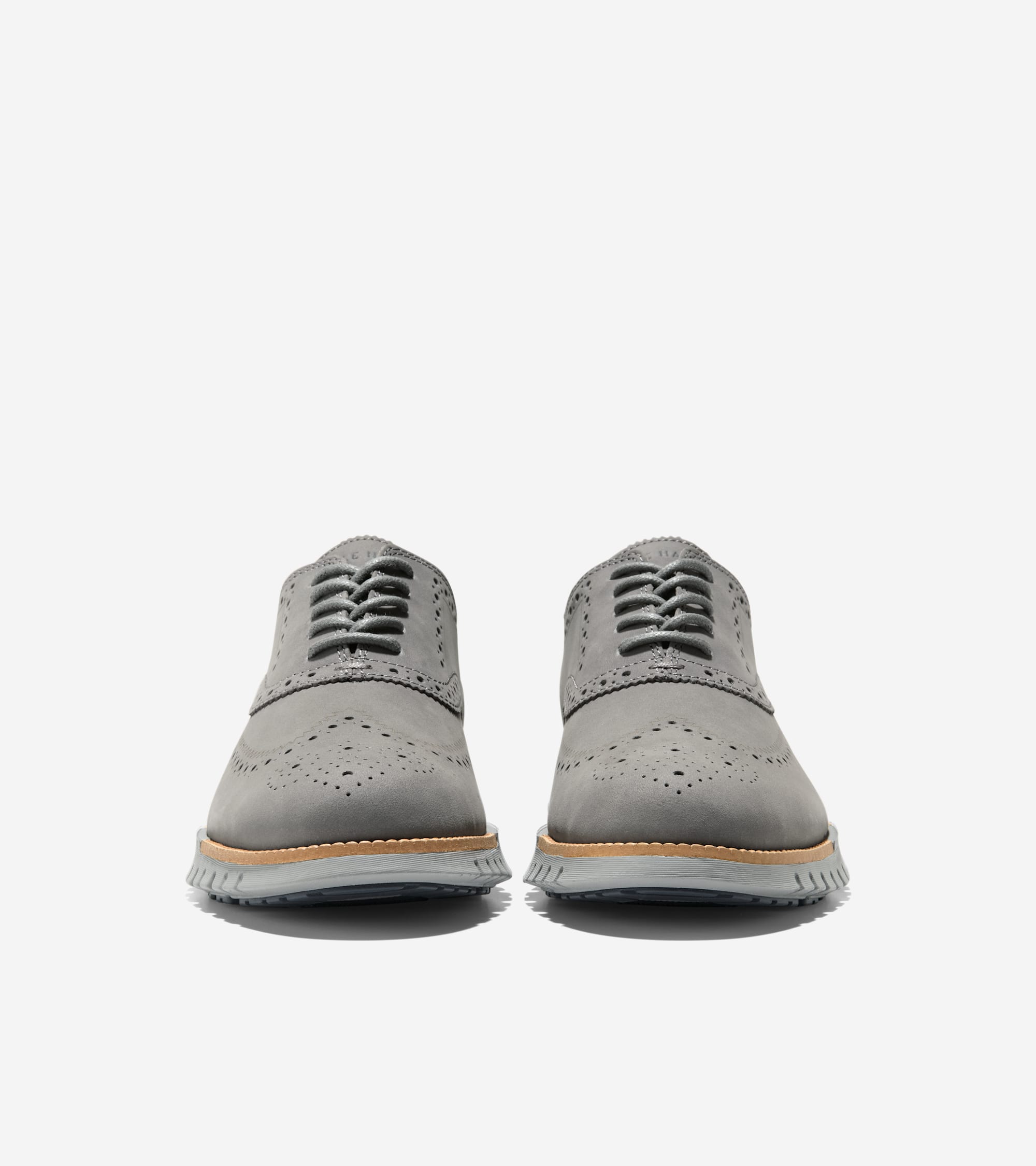 Men's ZERØGRAND Remastered Wingtip Oxfords in Grey | Cole Haan